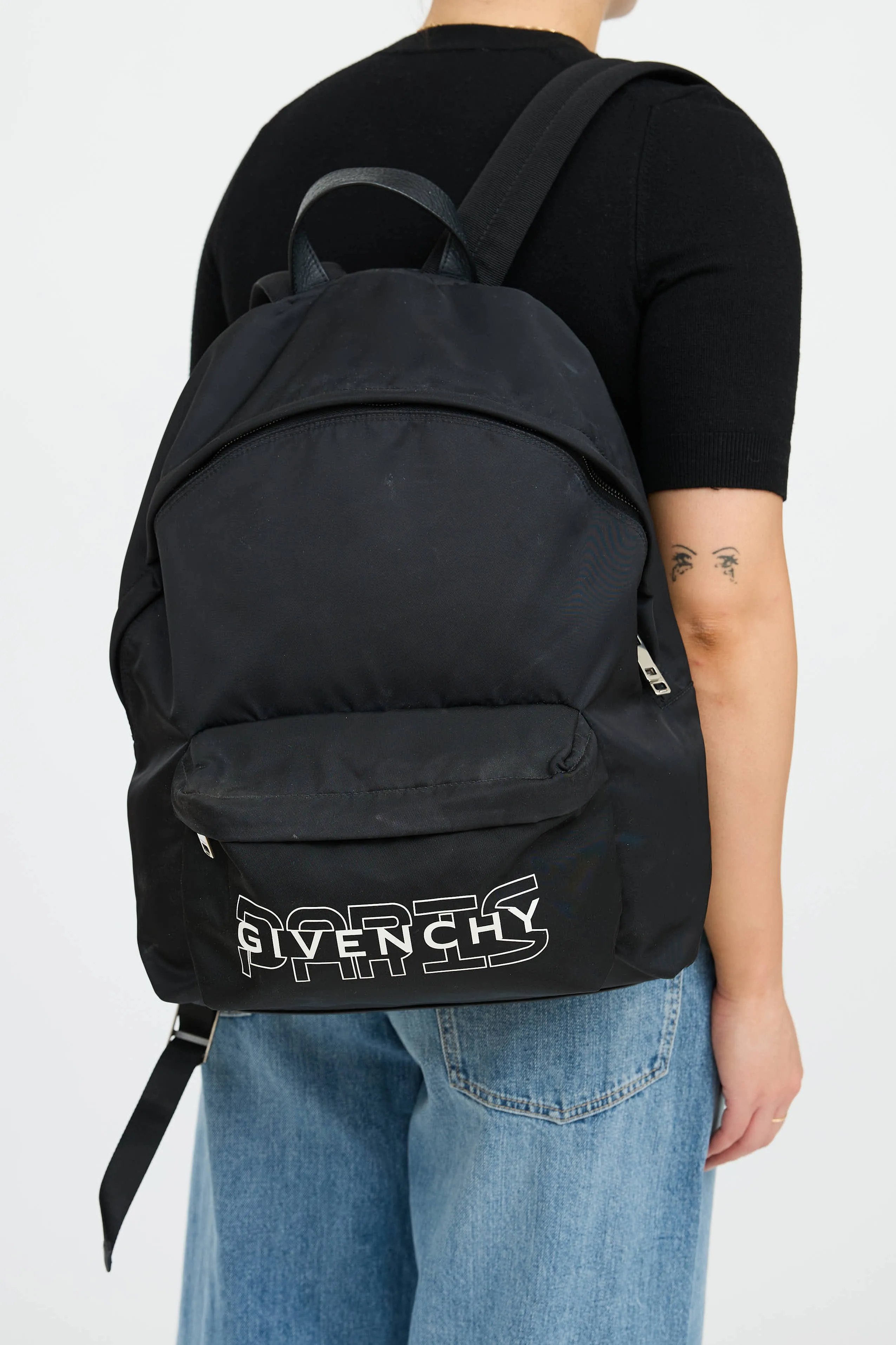 Nylon Logo Backpack sold by VSP Consignment product image thumbnail 5