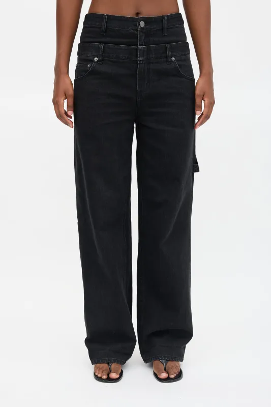 Double Waisted Sam Jeans made by Tibi