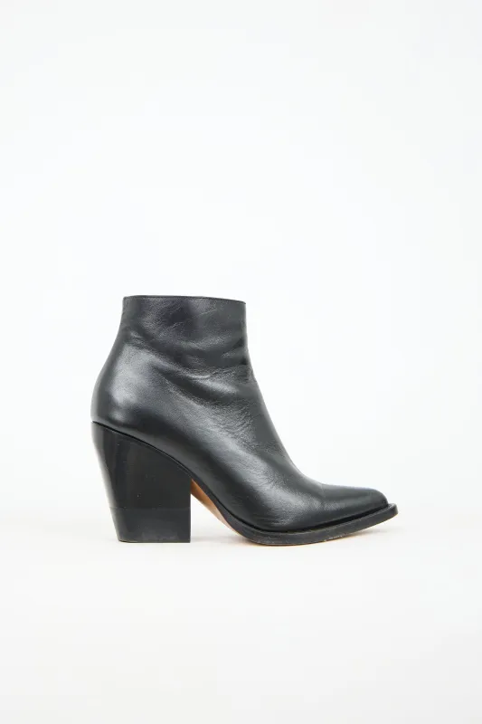 Leather Rylee Ankle Boot sold by VSP Consignment