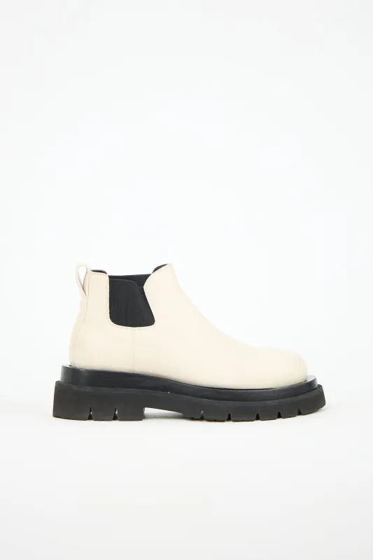 Leather Lug Chelsea Boot sold by VSP Consignment