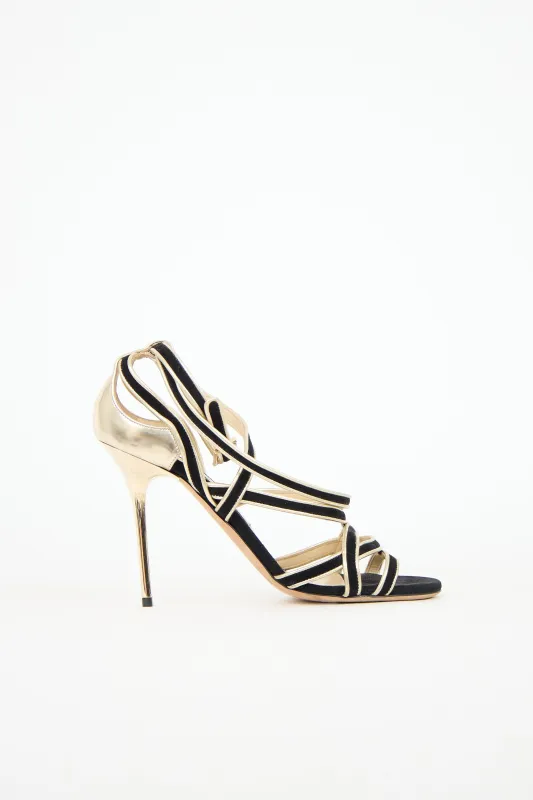 Suede Vargo Strappy Sandal sold by VSP Consignment