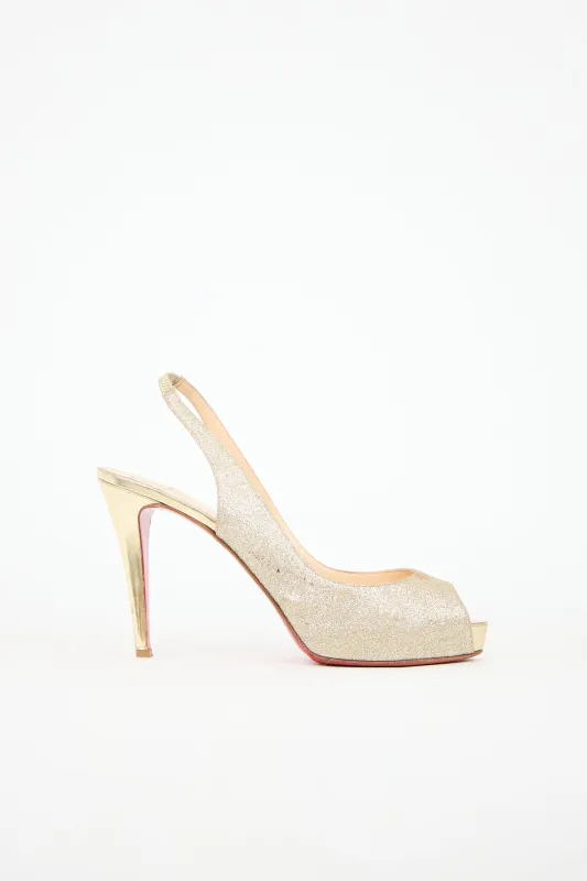 Glitter No Prive 120 Heel sold by VSP Consignment