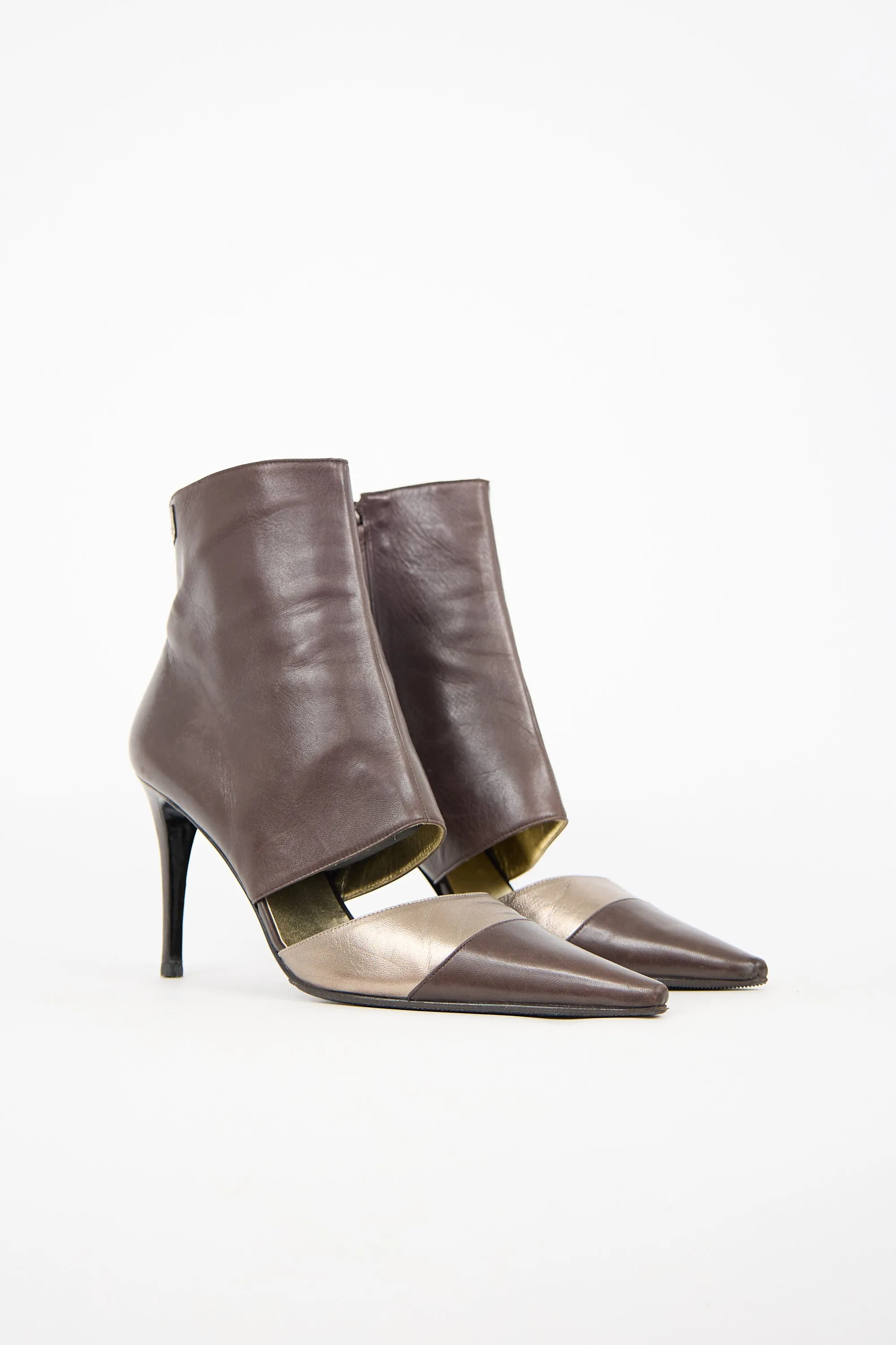 Leather Cut Out Boot sold by VSP Consignment product image thumbnail 2