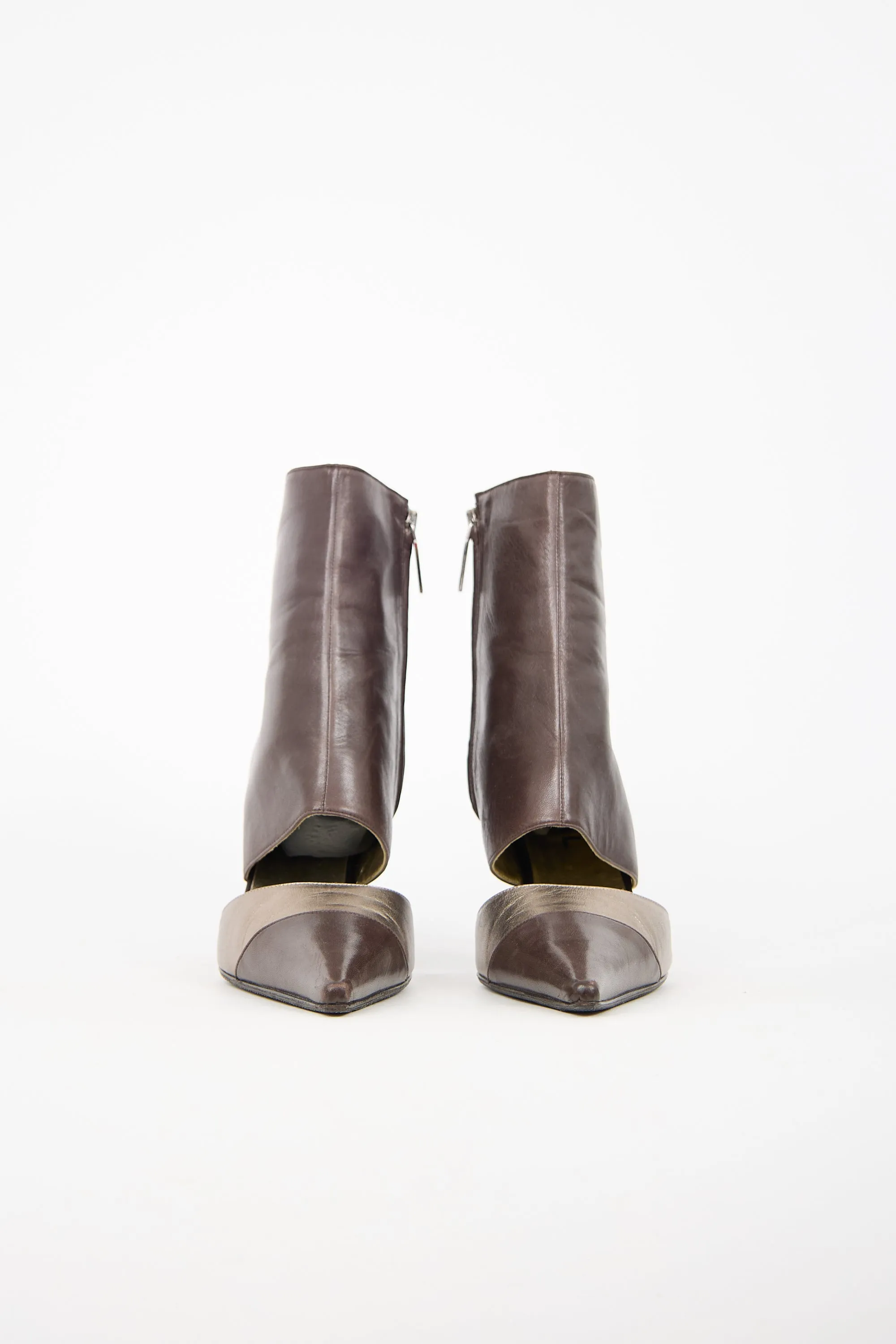 Leather Cut Out Boot sold by VSP Consignment product image thumbnail 3