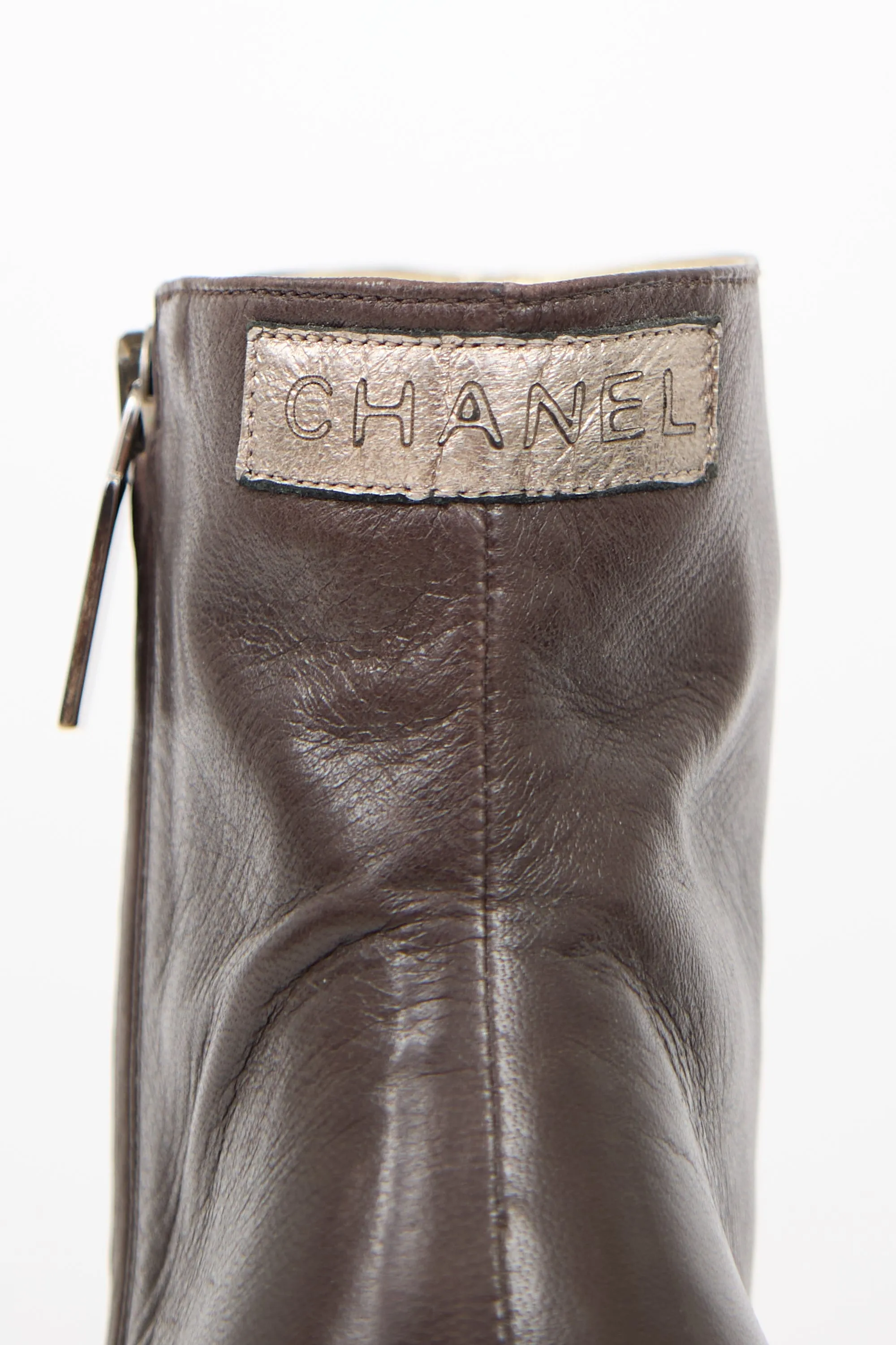 Leather Cut Out Boot sold by VSP Consignment product image thumbnail 5