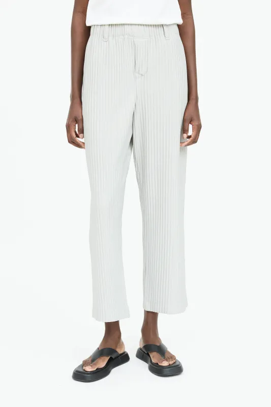Pleated Straight Leg Pant made by Issey Miyake