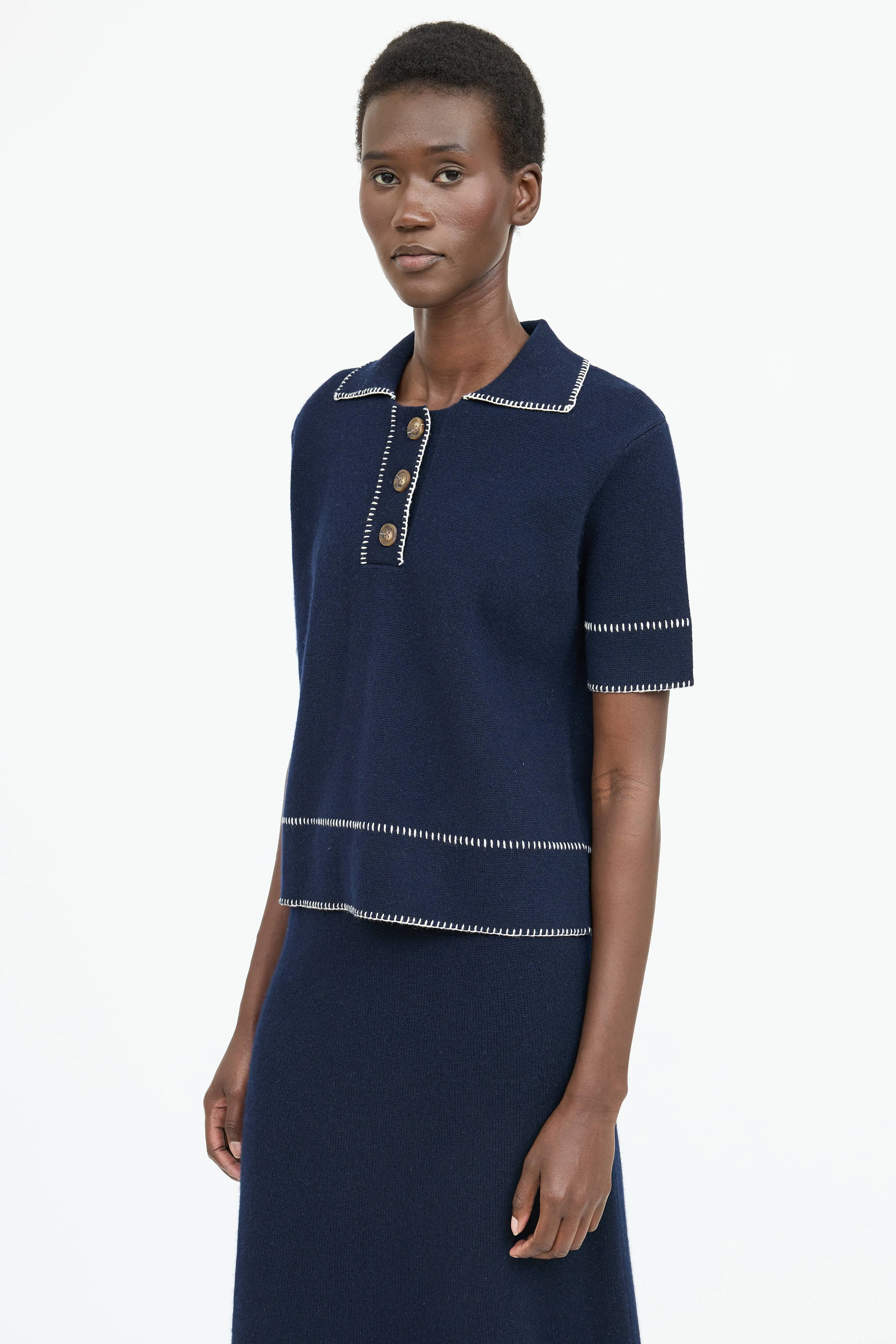 Cashmere Contrast Stitch Co-Ord Set sold by VSP Consignment product image thumbnail 3