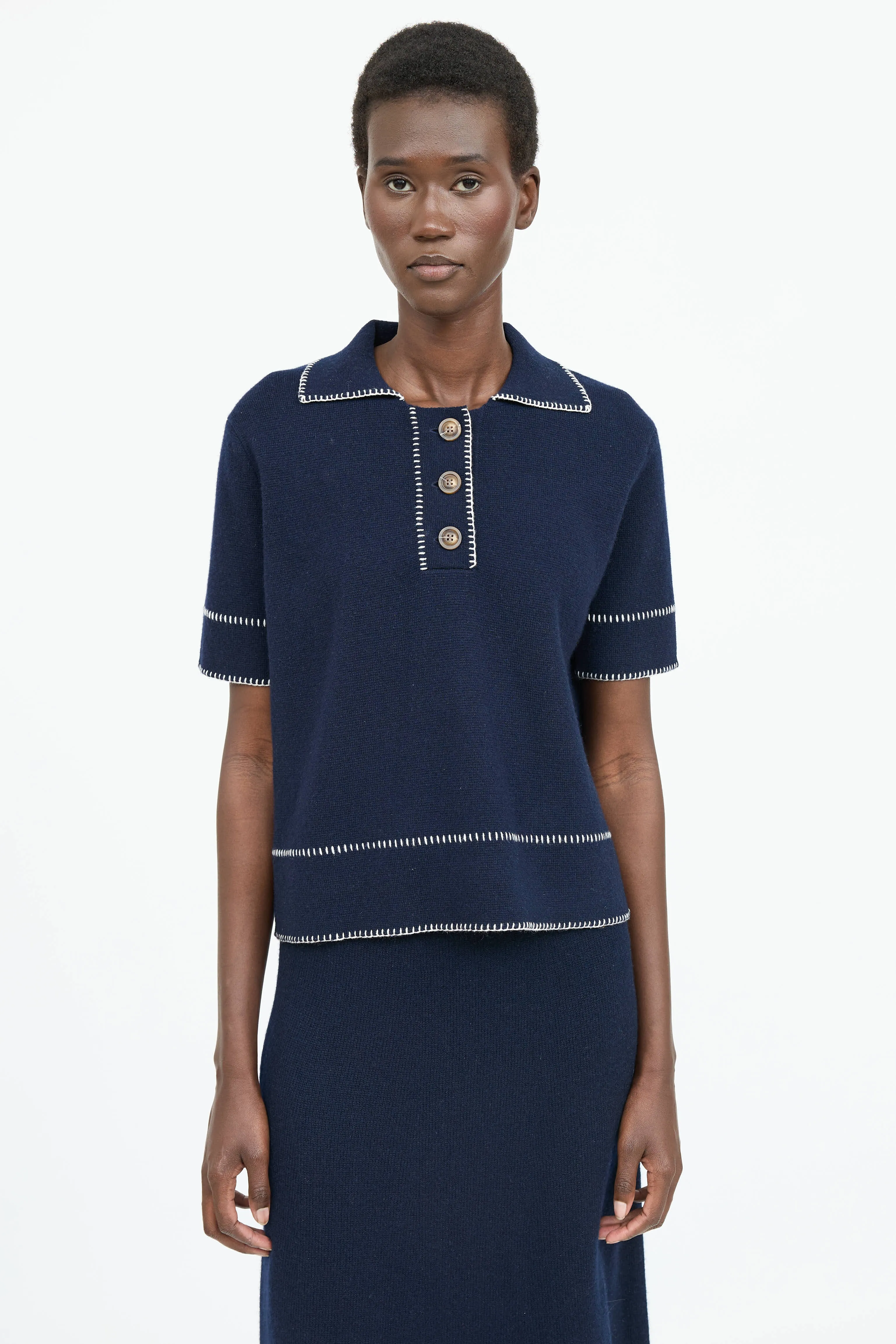 Cashmere Contrast Stitch Co-Ord Set sold by VSP Consignment product image thumbnail 2