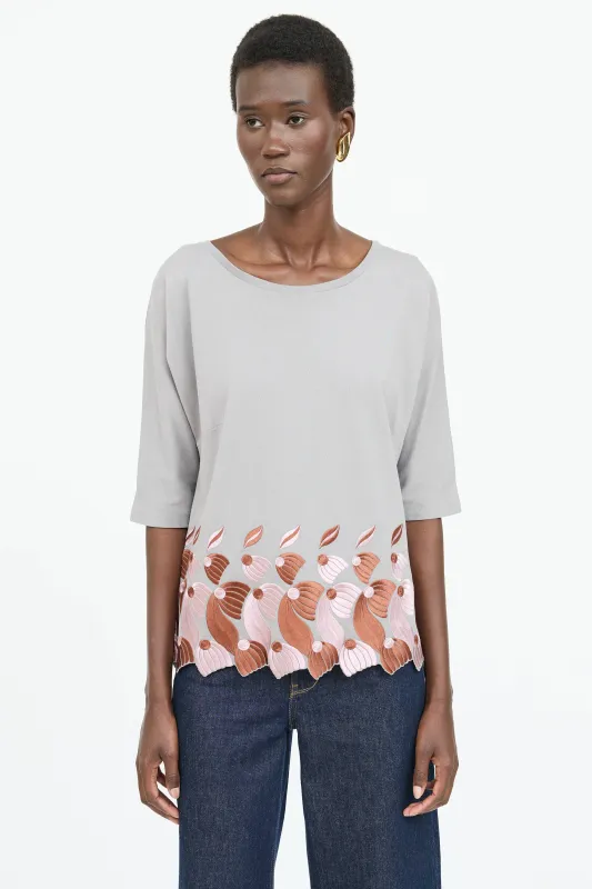 Cotton Embroidered T-Shirt sold by VSP Consignment