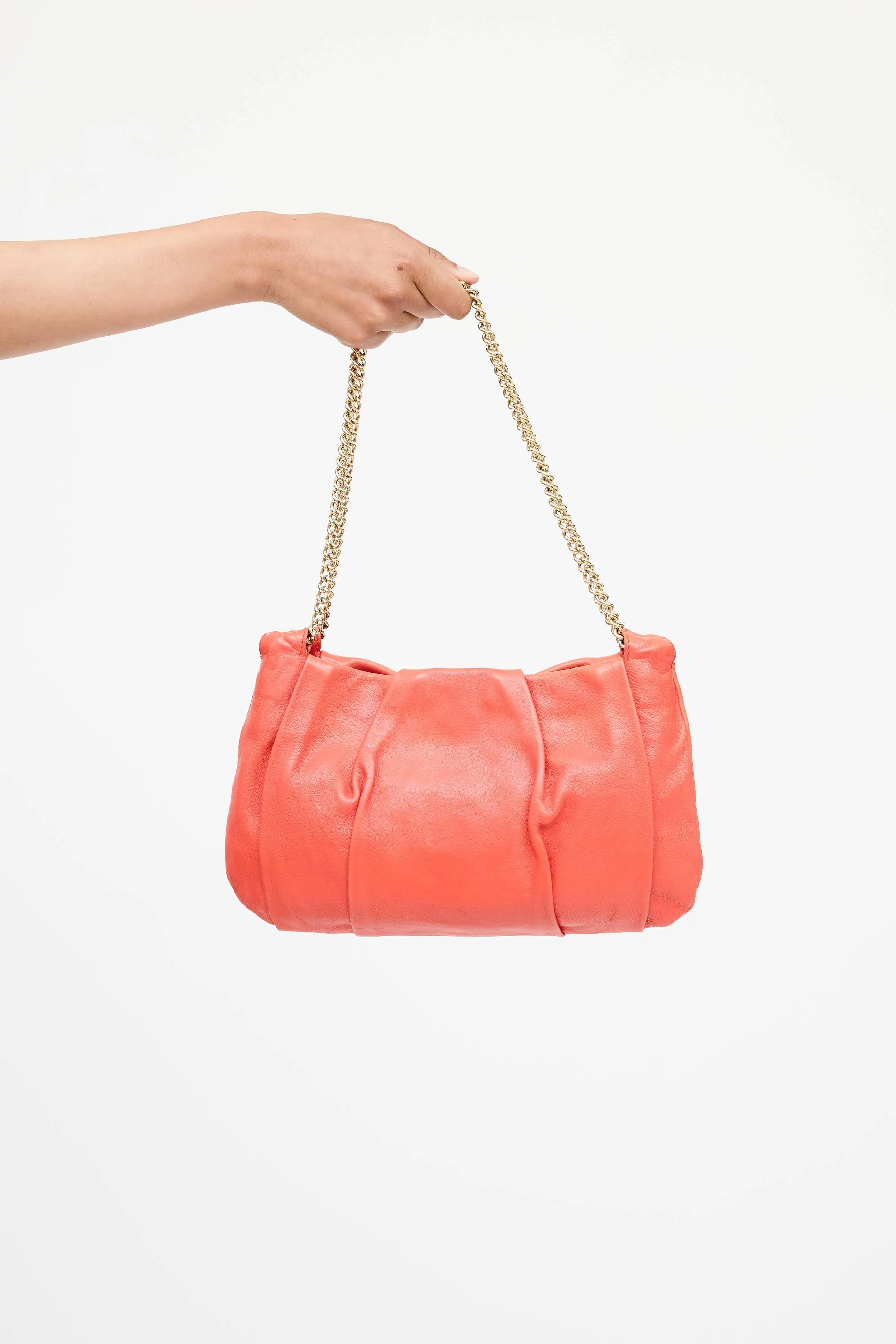 Leather Chain Shoulder Bag sold by VSP Consignment product image thumbnail 3