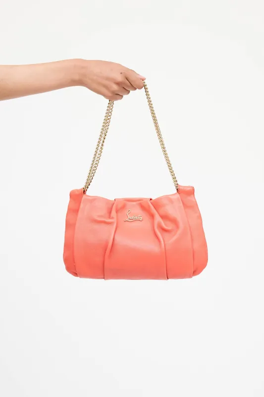 Leather Chain Shoulder Bag made by Christian Louboutin