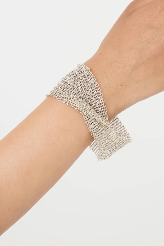 X Elsa Peretti Chainmail Twist Bracelet sold by VSP Consignment