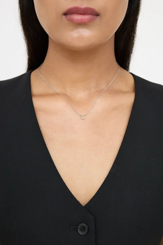 X Elsa Peretti By The Yard Citrine Necklace sold by VSP Consignment