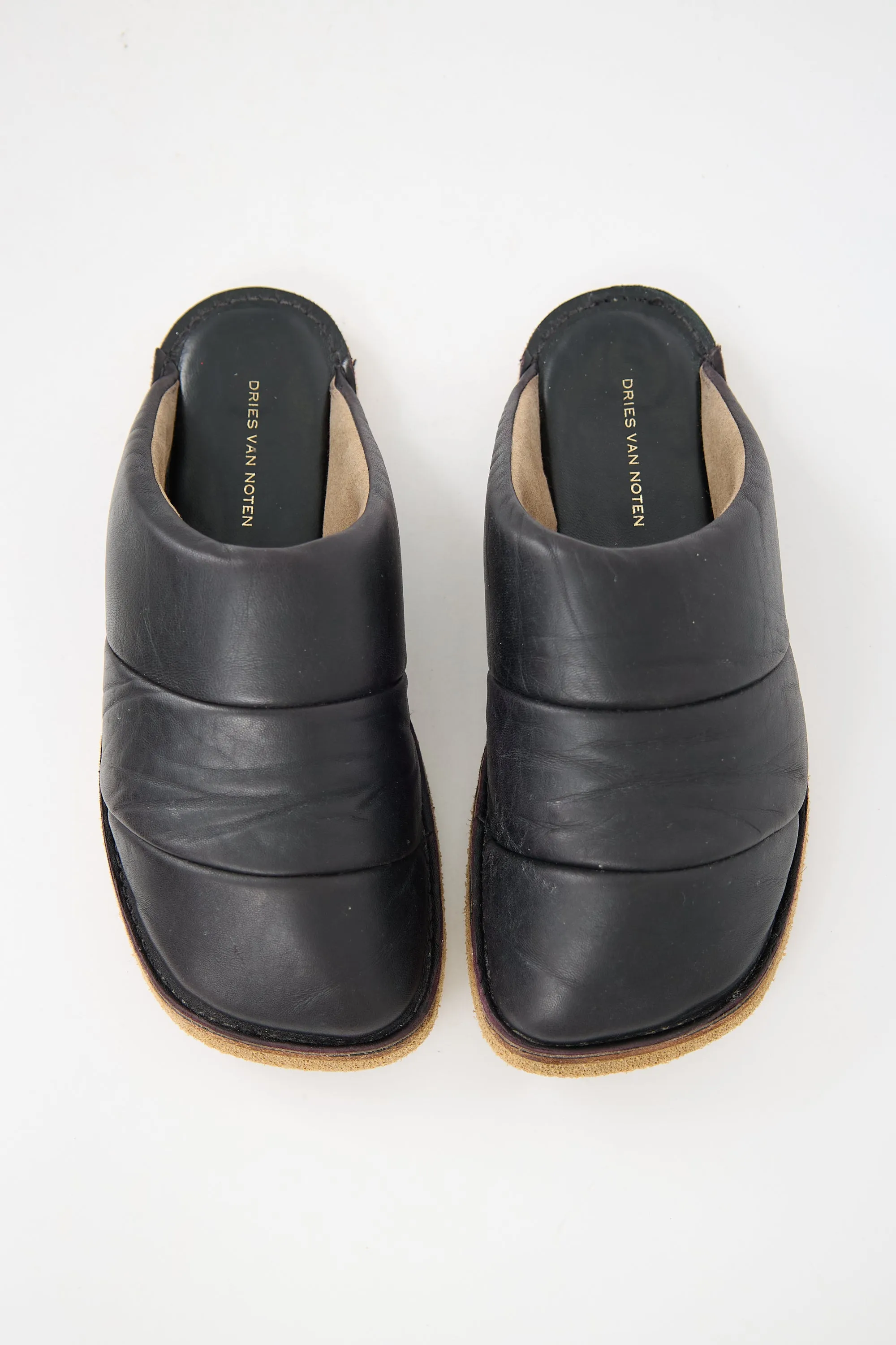 Leather Quilted Mule sold by VSP Consignment product image thumbnail 2