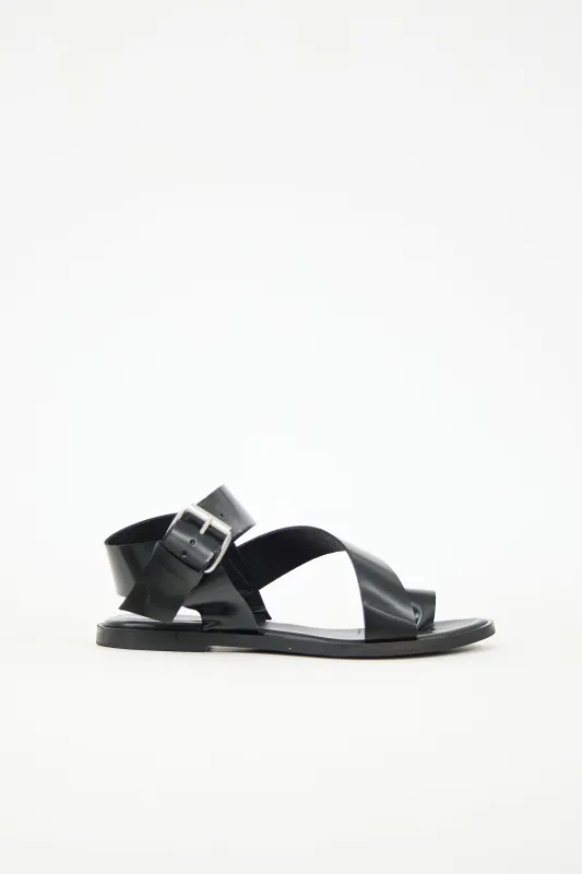 Leather Strappy Sandal sold by VSP Consignment
