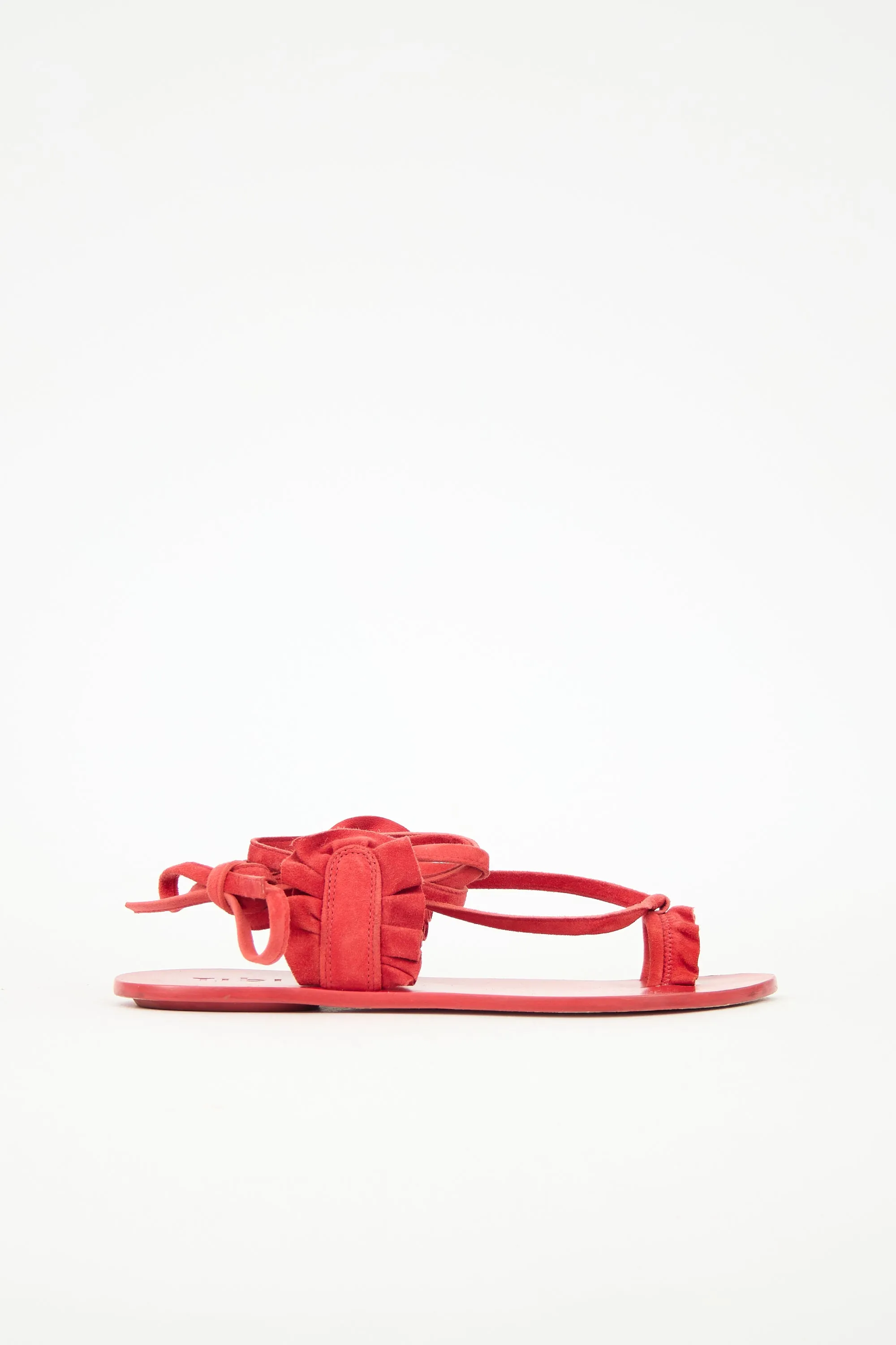 Suede Amari Lace Up Sandal sold by VSP Consignment