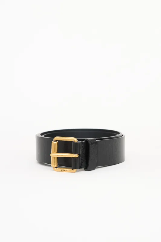 Leather Printed Belt sold by VSP Consignment