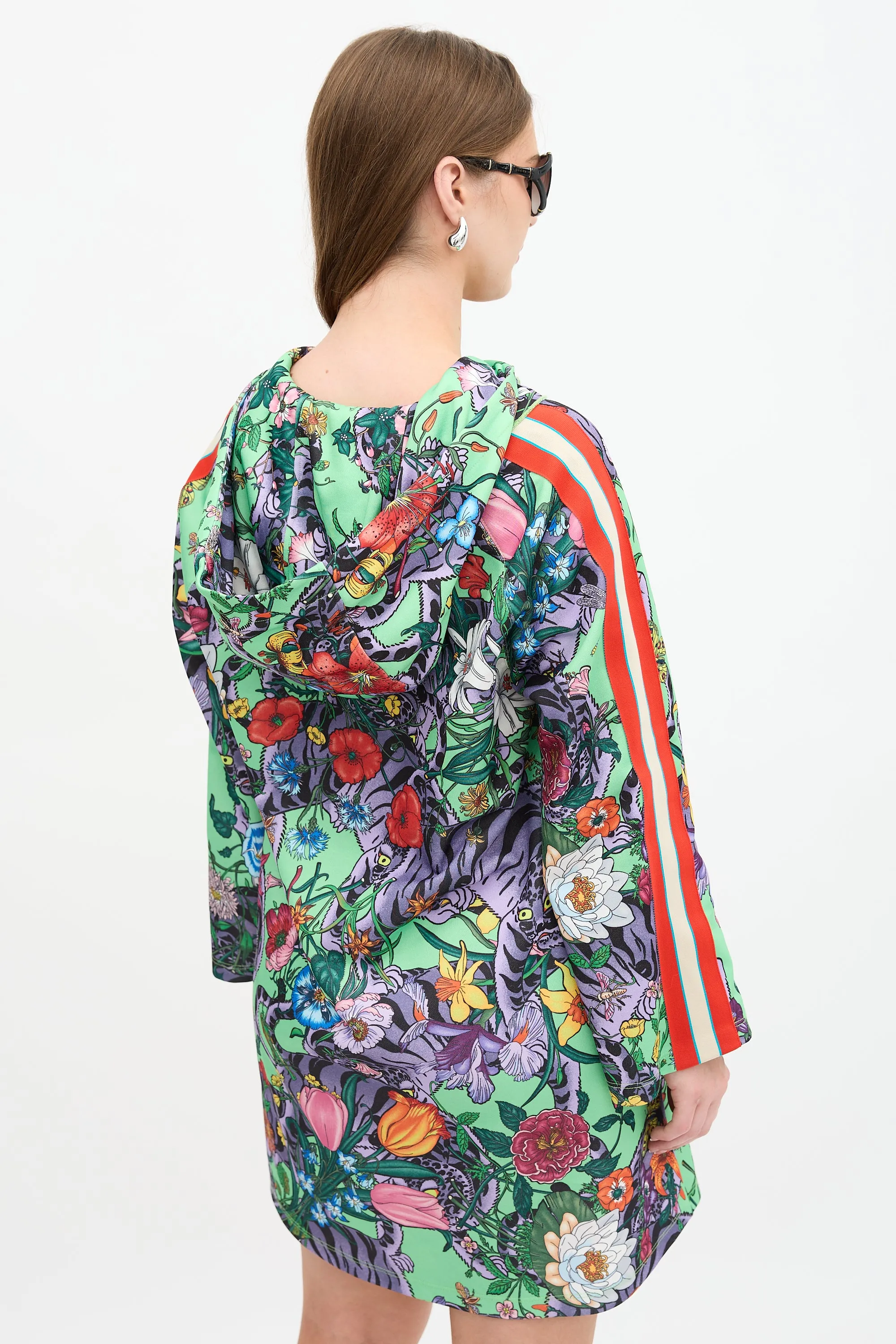 Floral Printed Hoodie Dress sold by VSP Consignment product image thumbnail 4