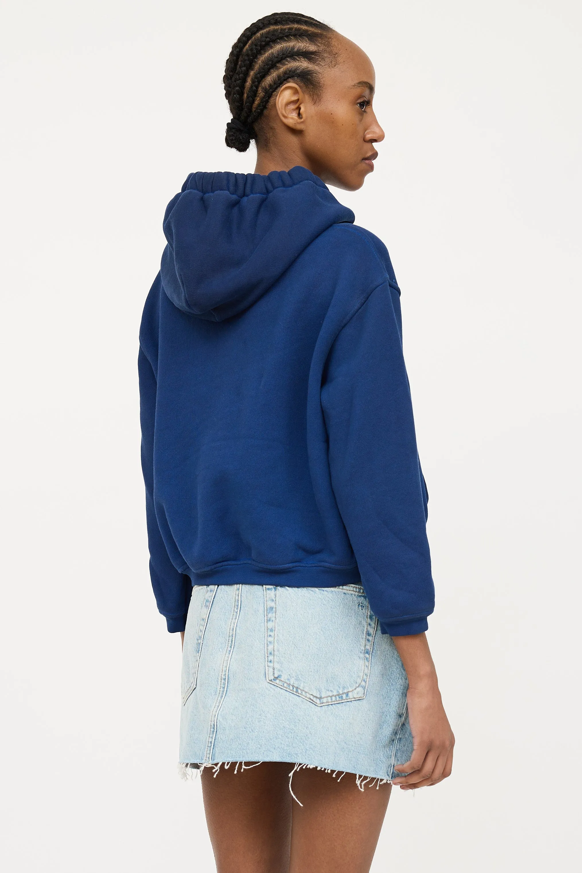 Glitter Logo Shrunken Hoodie sold by VSP Consignment product image thumbnail 5