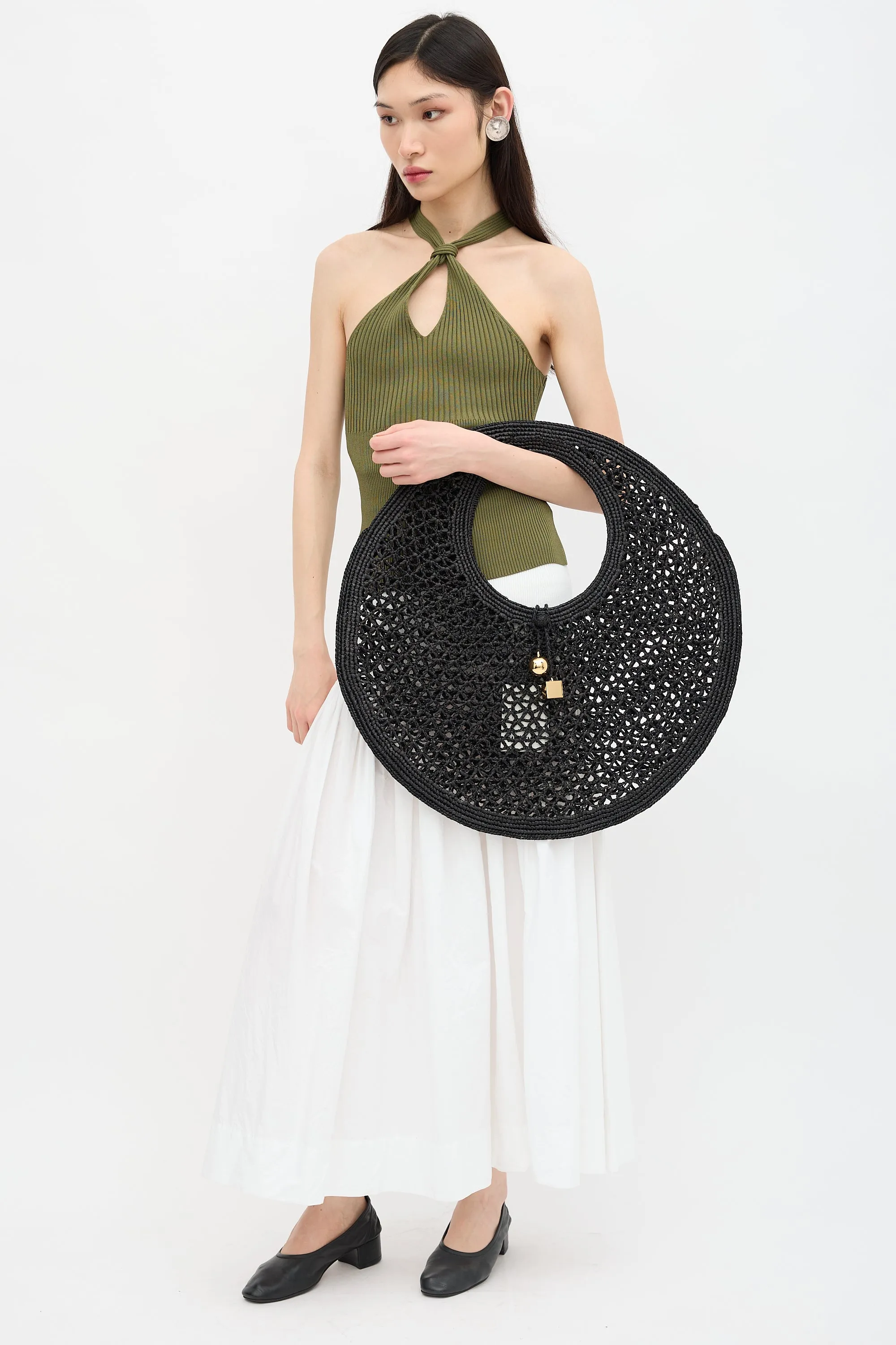 Raffia Le Rond Spiaggia Bag sold by VSP Consignment product image thumbnail 5
