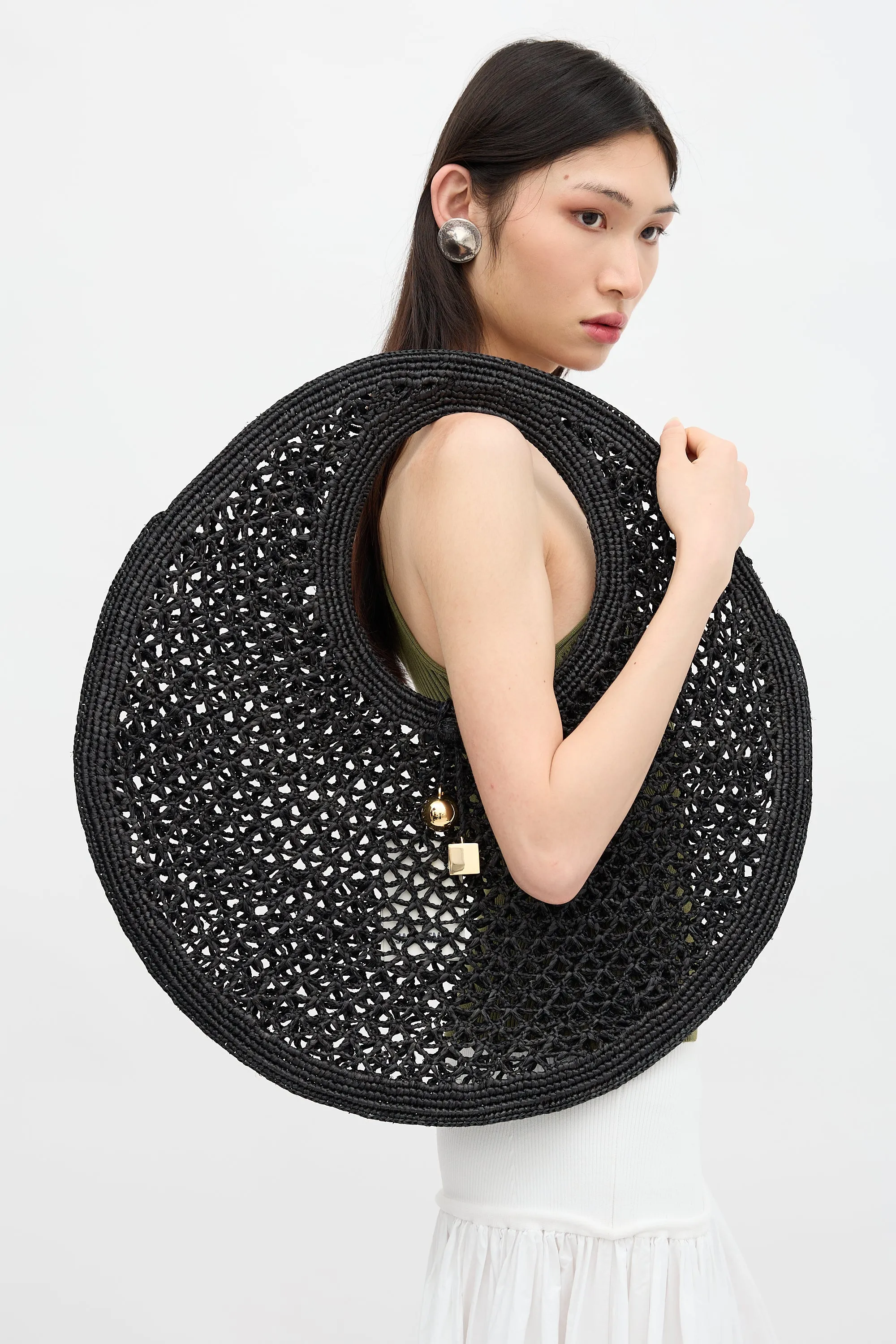 Raffia Le Rond Spiaggia Bag sold by VSP Consignment product image thumbnail 4