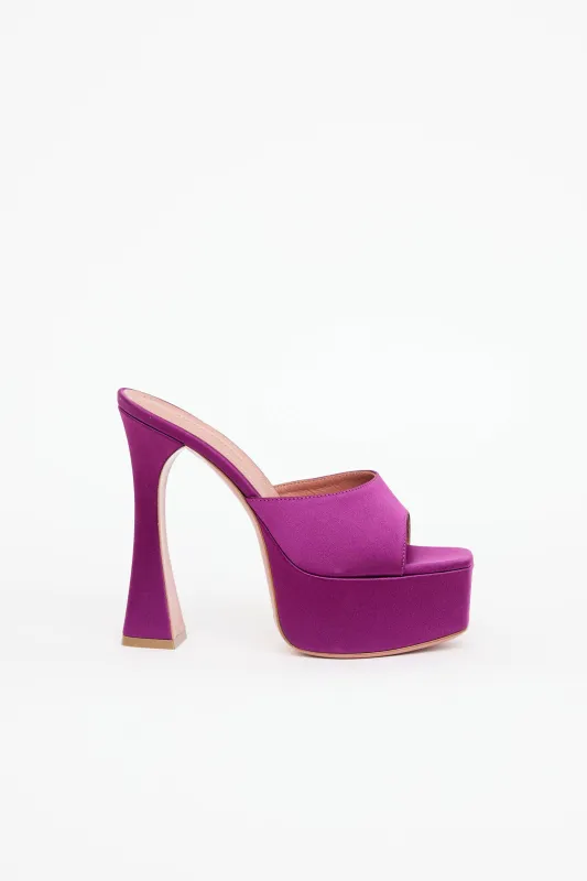 Satin Dalida Sandal sold by VSP Consignment