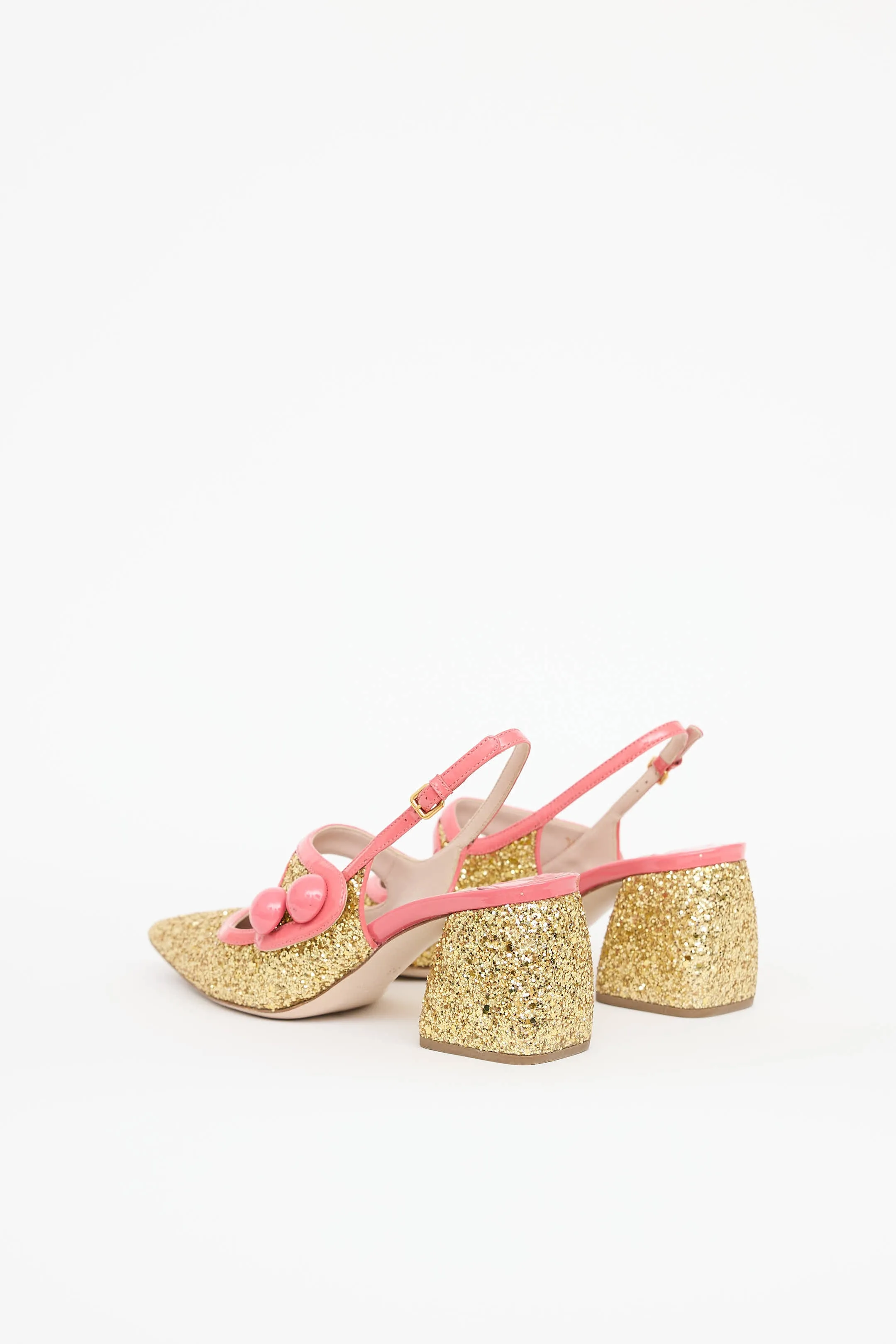 Glitter Mary Jane Slingback Pump sold by VSP Consignment product image thumbnail 4