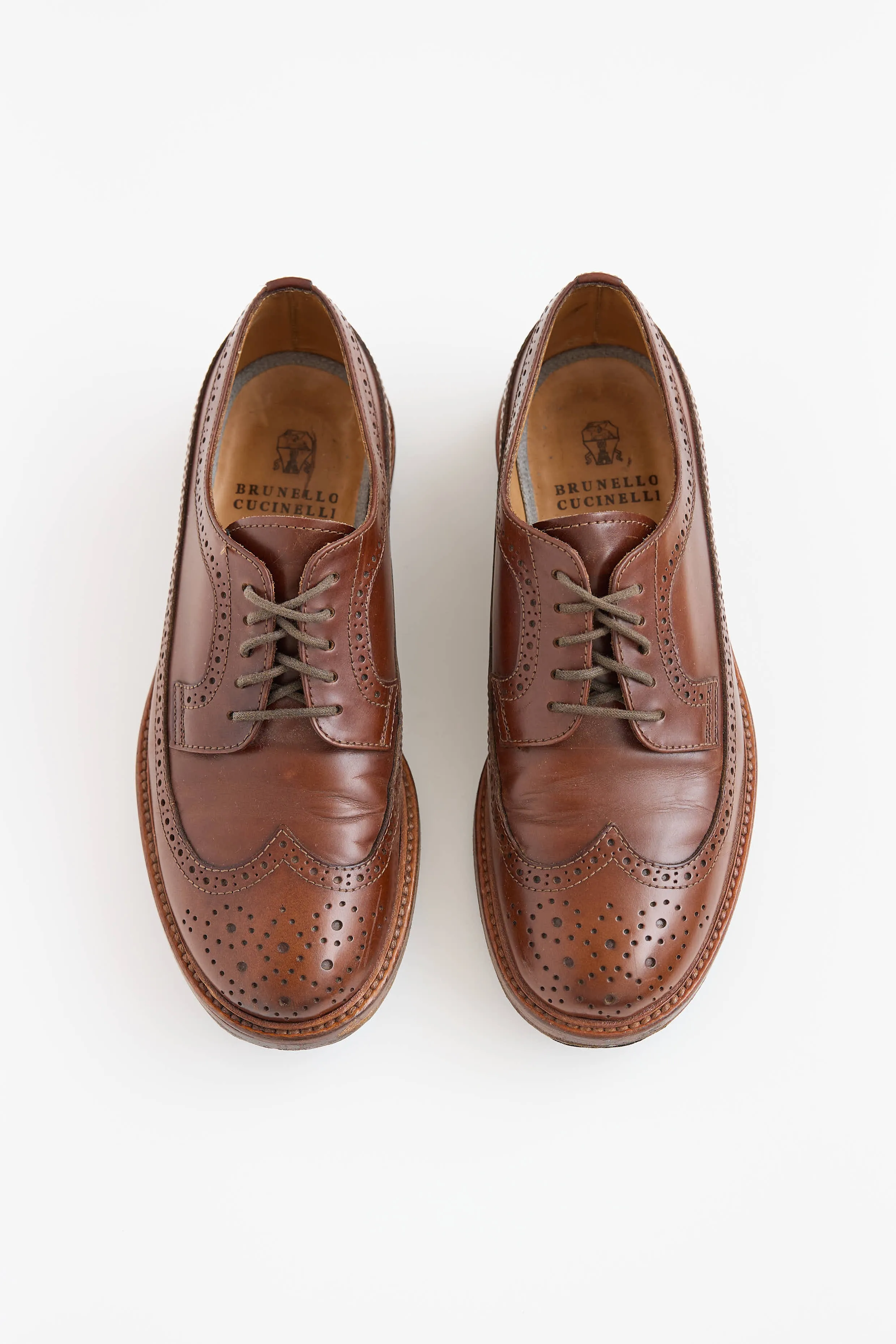 Leather Brogue Oxfords sold by VSP Consignment product image thumbnail 2