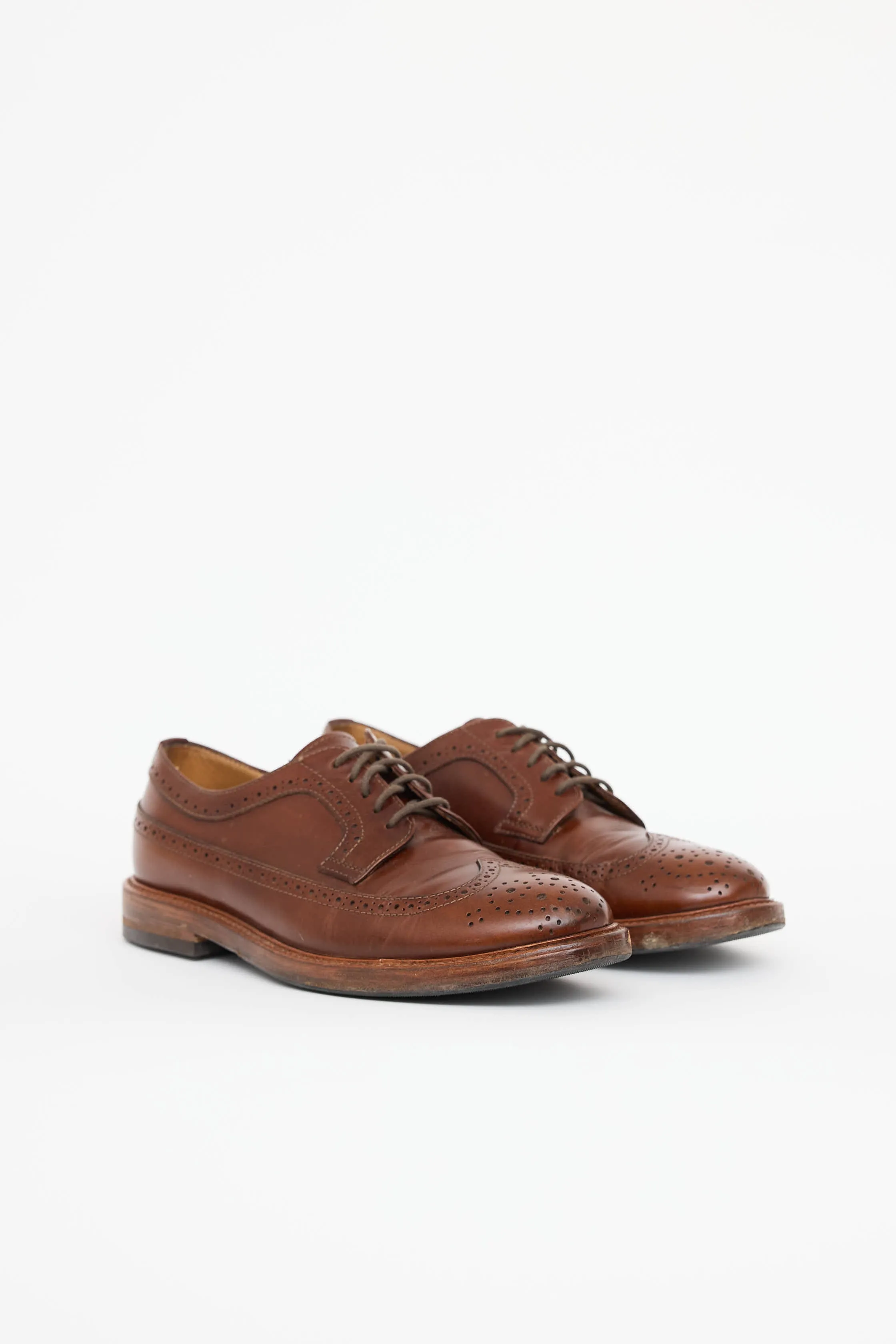 Leather Brogue Oxfords sold by VSP Consignment product image thumbnail 3