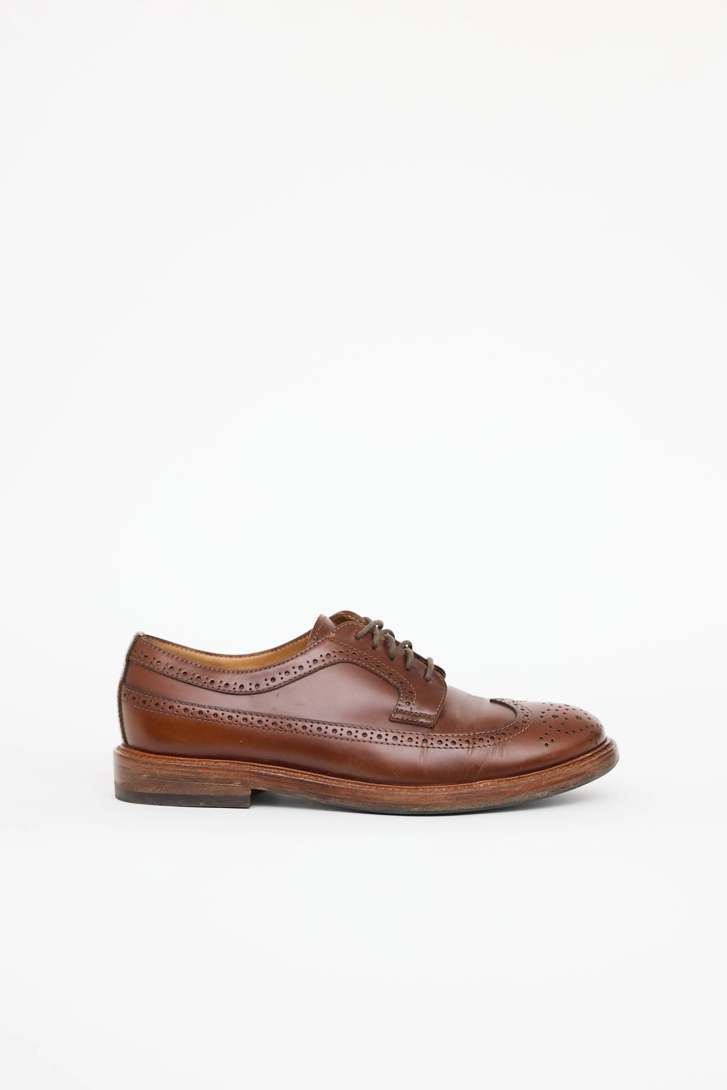 Leather Brogue Oxfords sold by VSP Consignment