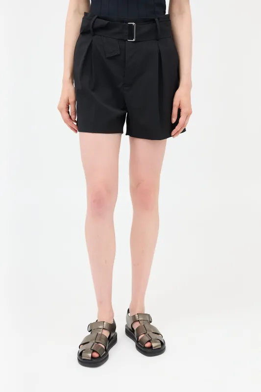 Wool Belted Shorts sold by VSP Consignment