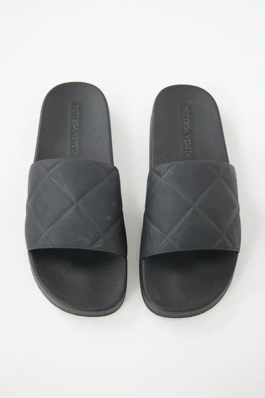 Rubber Quilted Slide sold by VSP Consignment