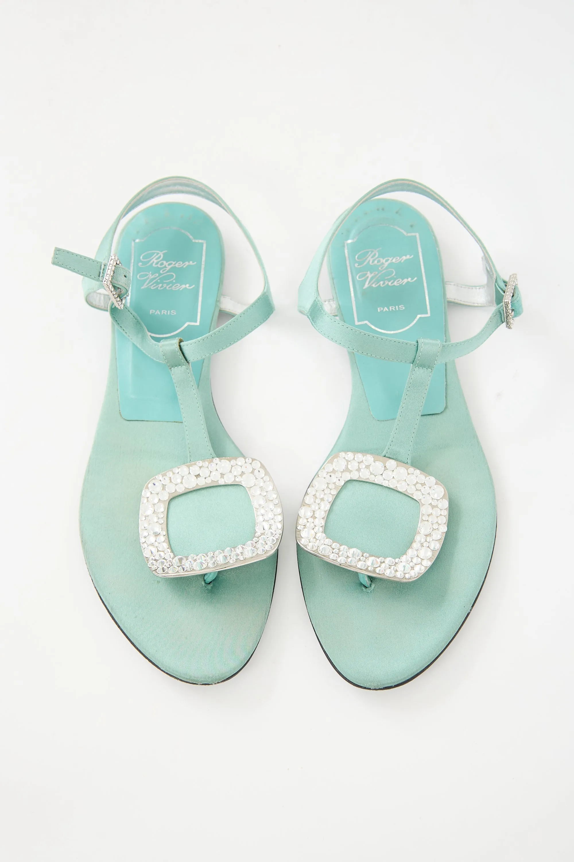 Satin Embellished Sandal sold by VSP Consignment product image thumbnail 2