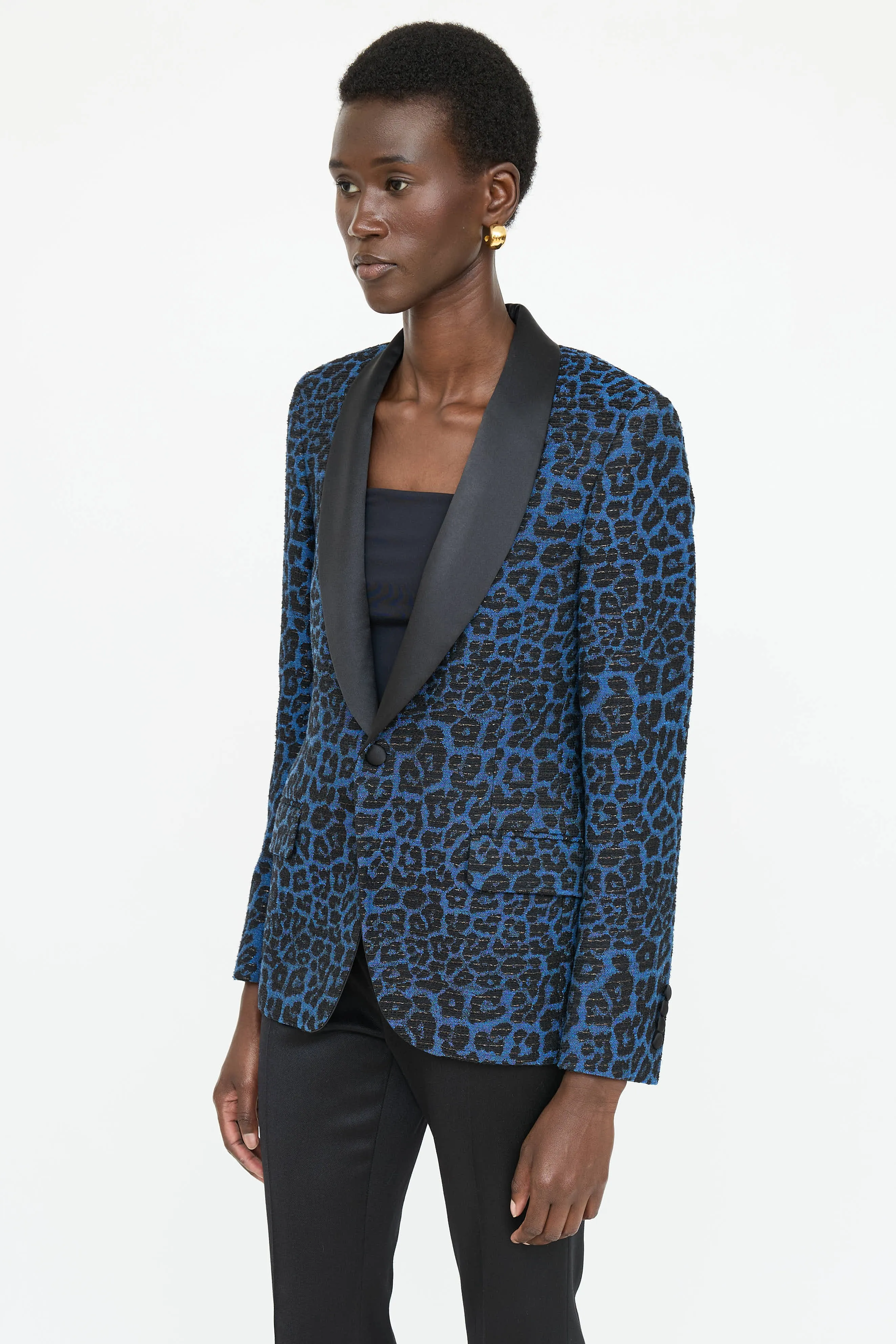 Brocade Shawl Blazer sold by VSP Consignment product image thumbnail 3