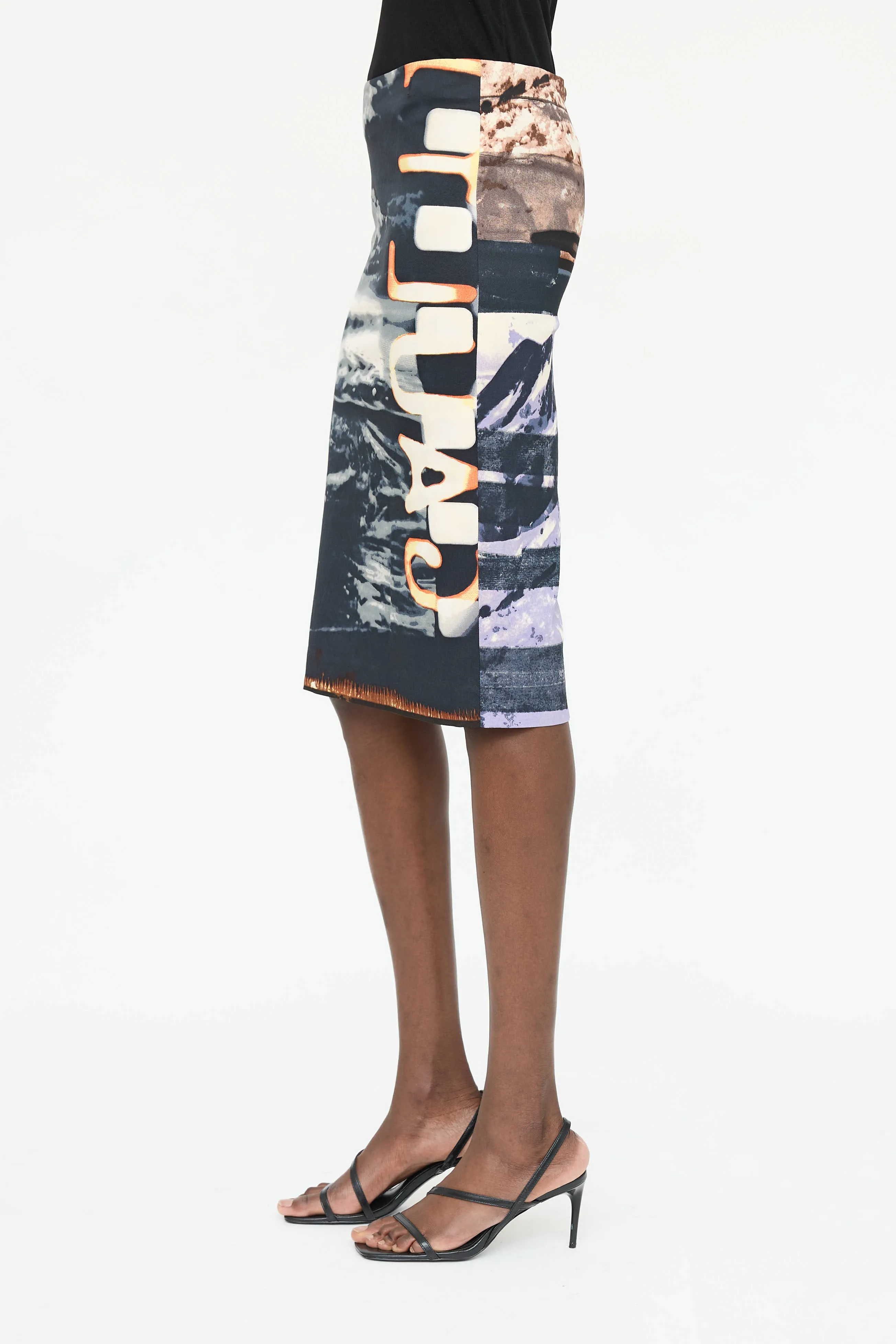 Printed Midi Skirt sold by VSP Consignment product image thumbnail 3