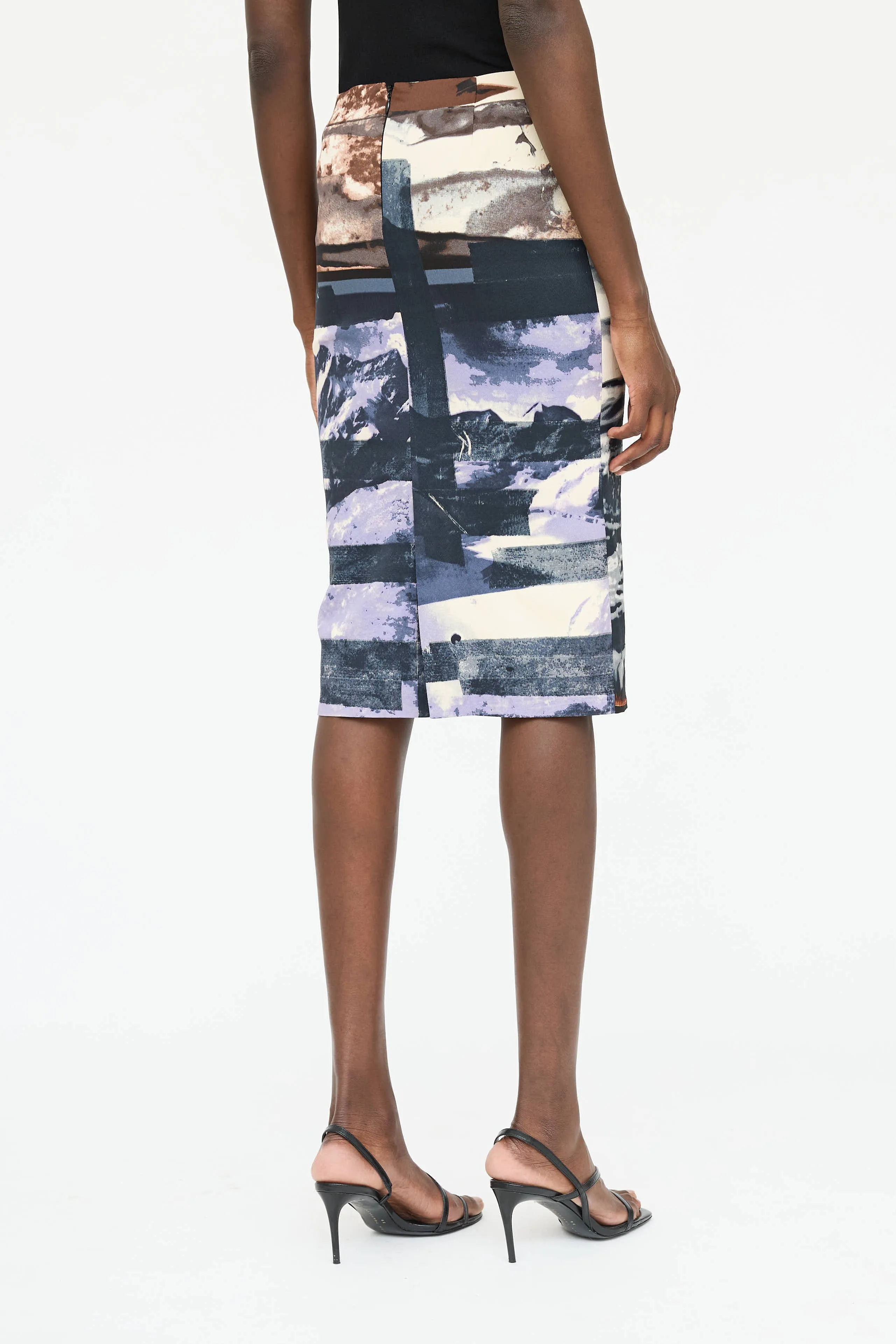 Printed Midi Skirt sold by VSP Consignment product image thumbnail 4