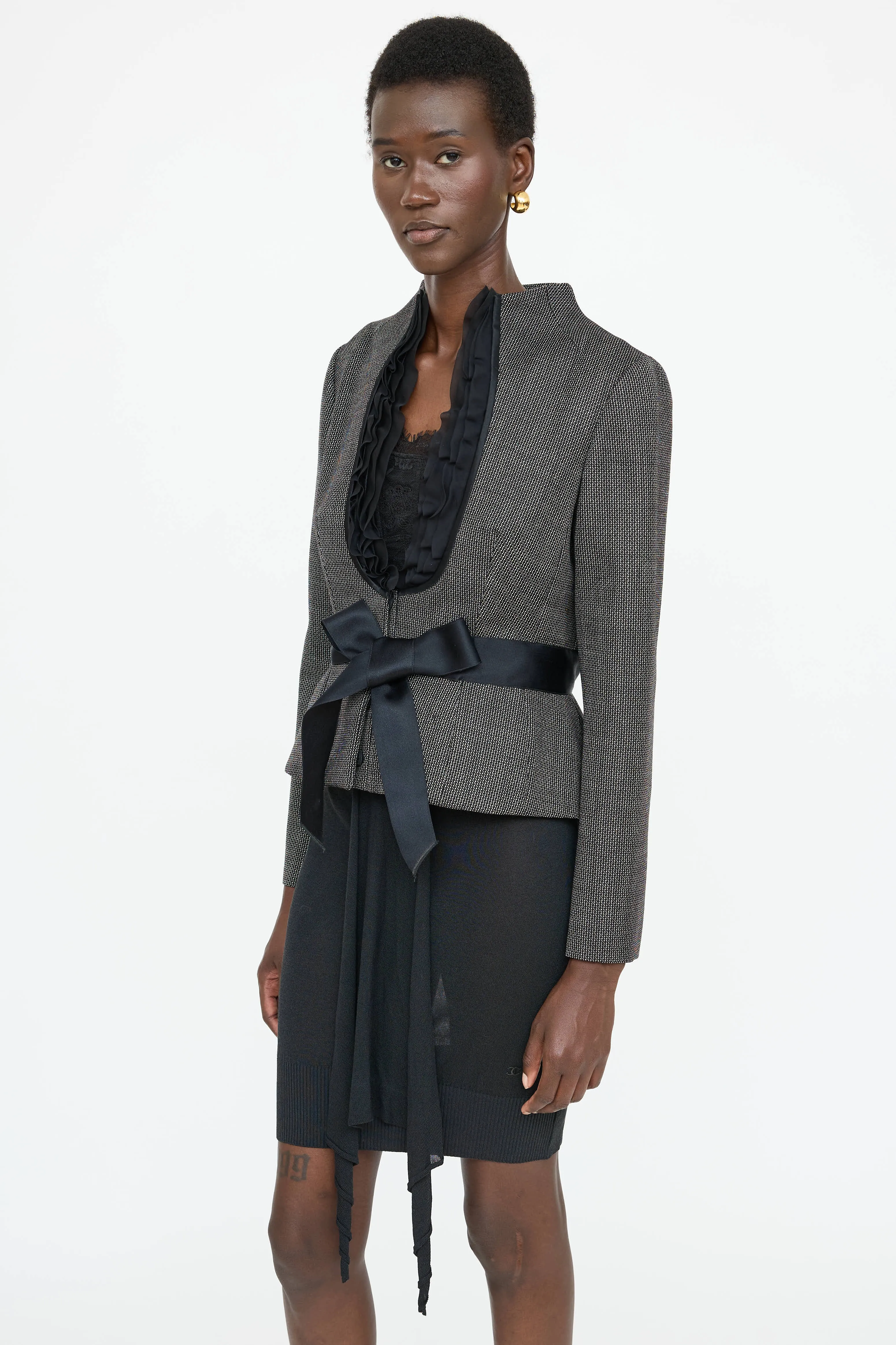 2008 Ruffle Jacket sold by VSP Consignment product image thumbnail 3