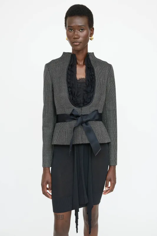 2008 Ruffle Jacket made by Valentino