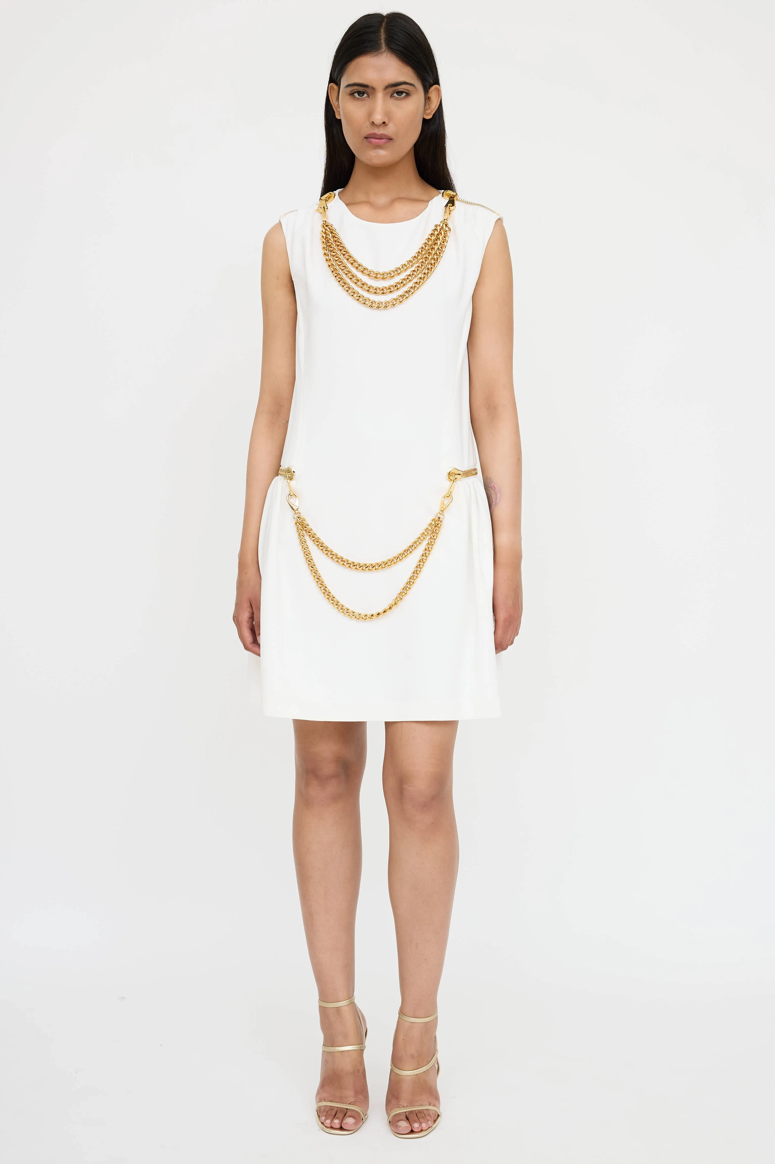 Chainlink Sleeveless Dress sold by VSP Consignment