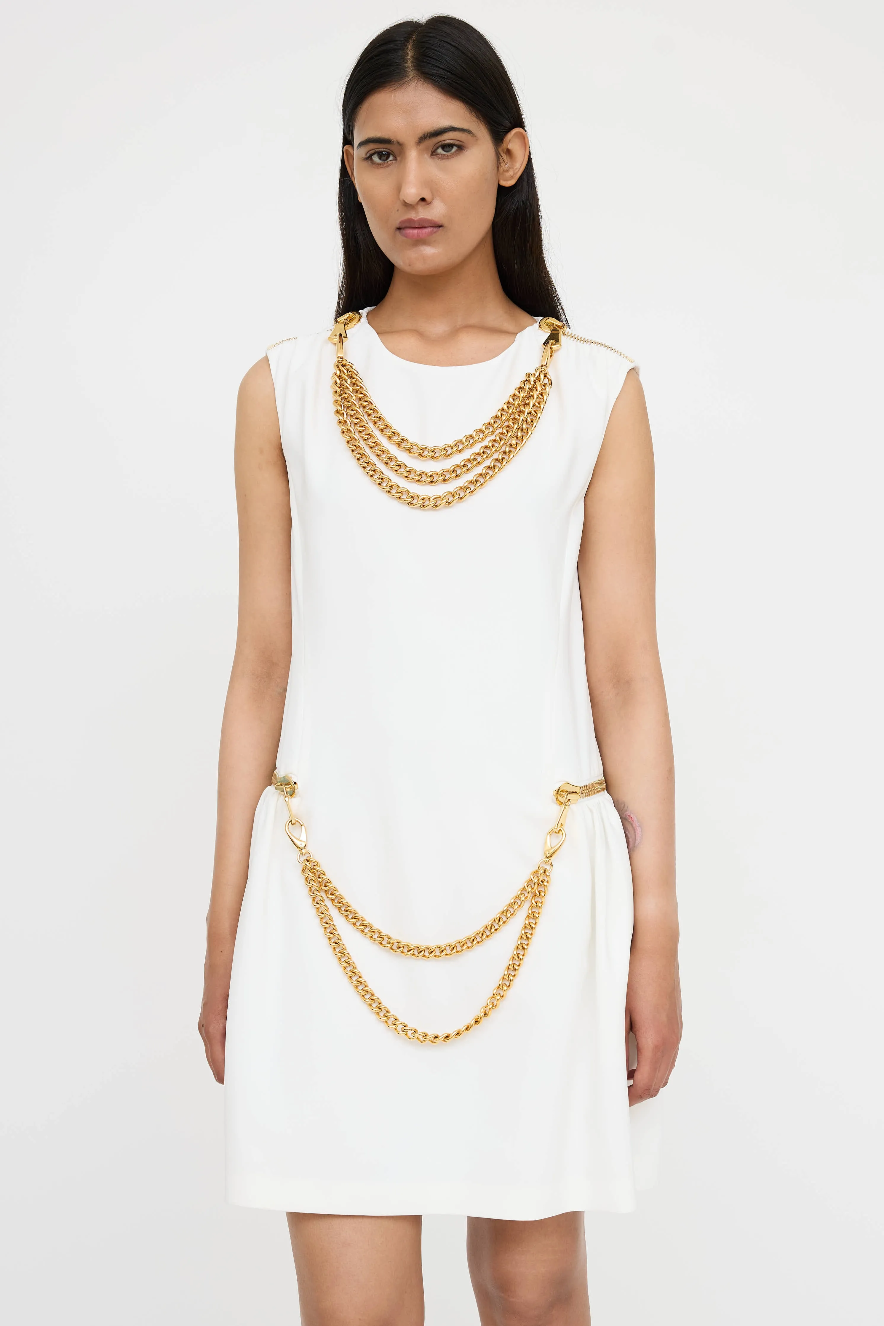 Chainlink Sleeveless Dress sold by VSP Consignment product image thumbnail 2