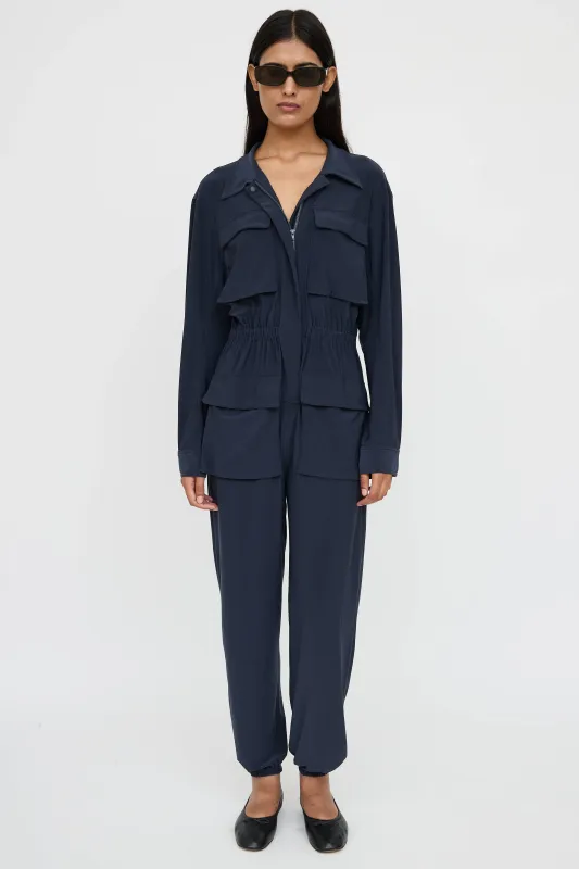 Cinched Cargo Jumpsuit sold by VSP Consignment
