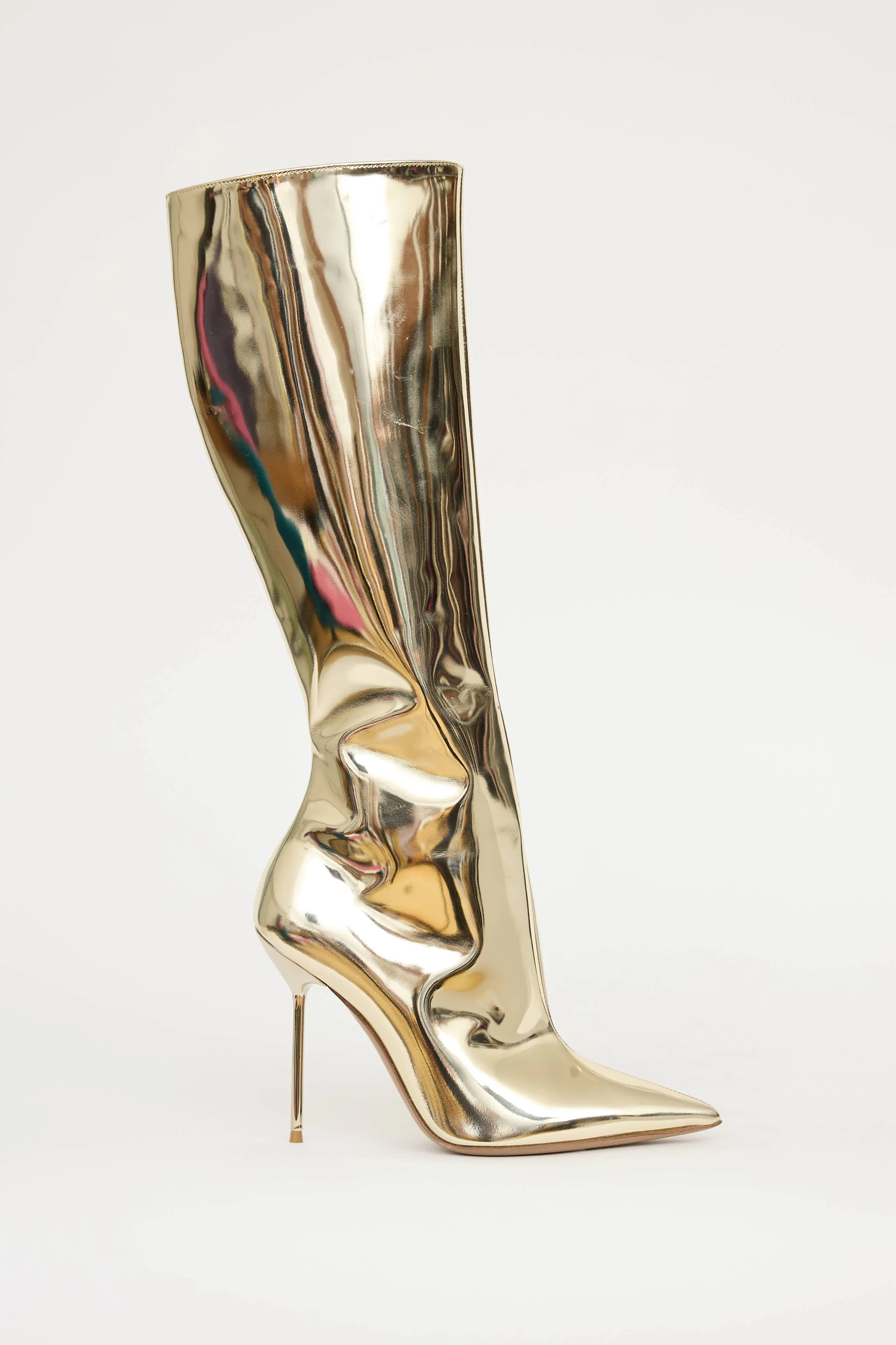 Lidia Knee High Heel Boot sold by VSP Consignment