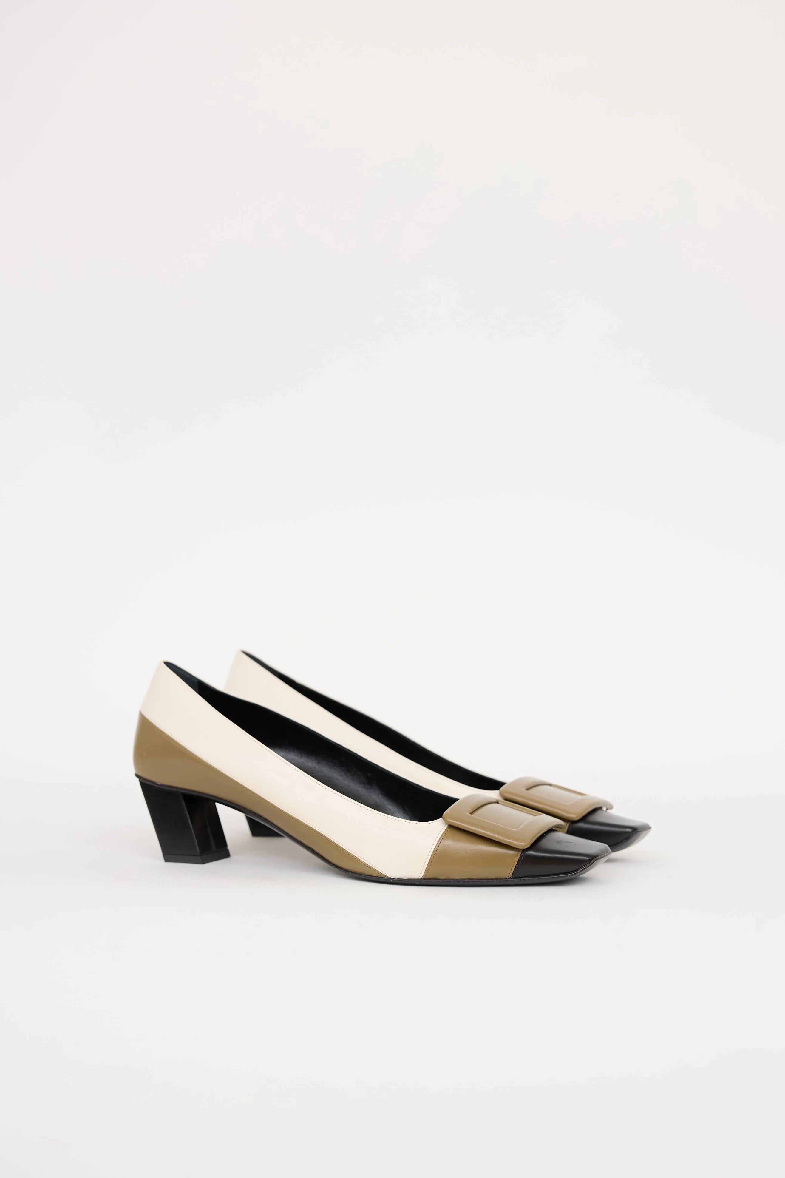 Leather Buckle Pump sold by VSP Consignment product image thumbnail 3