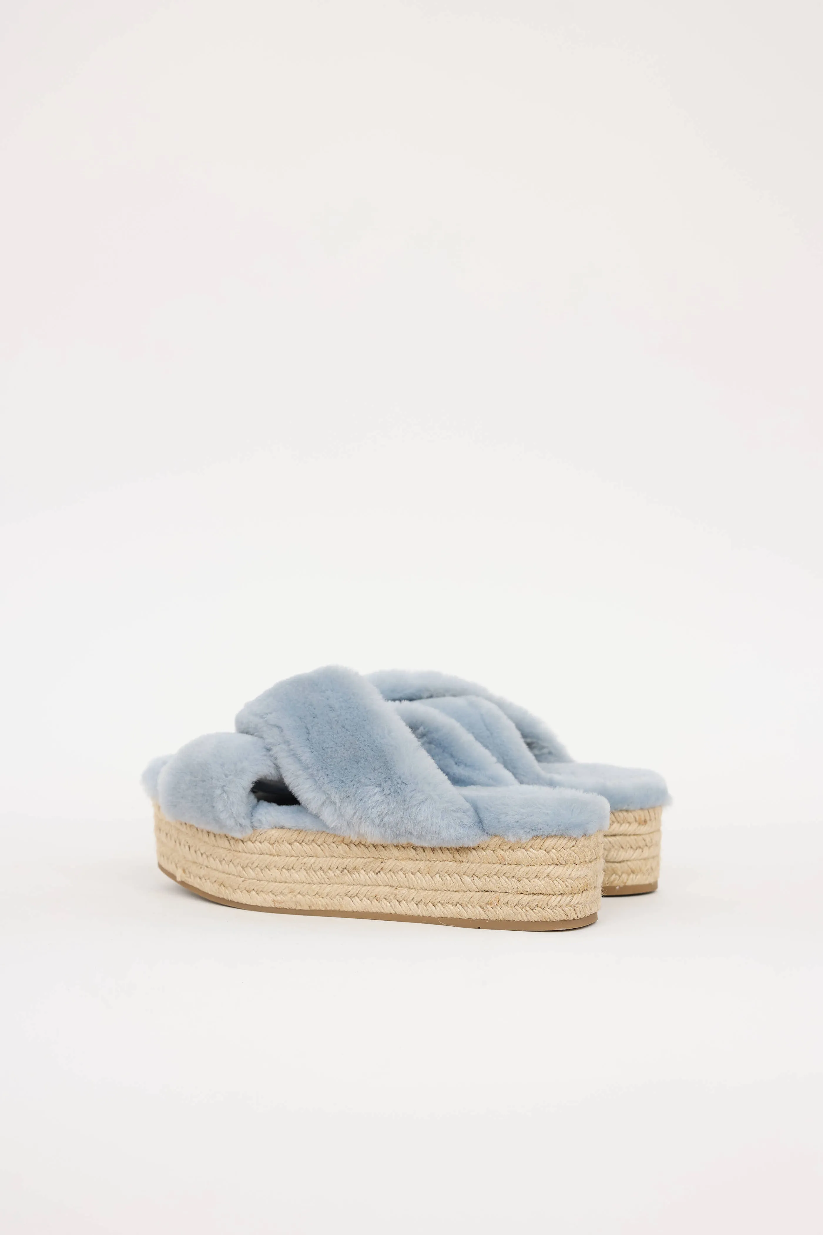 Fuzzy Espadrille Sandal sold by VSP Consignment product image thumbnail 4
