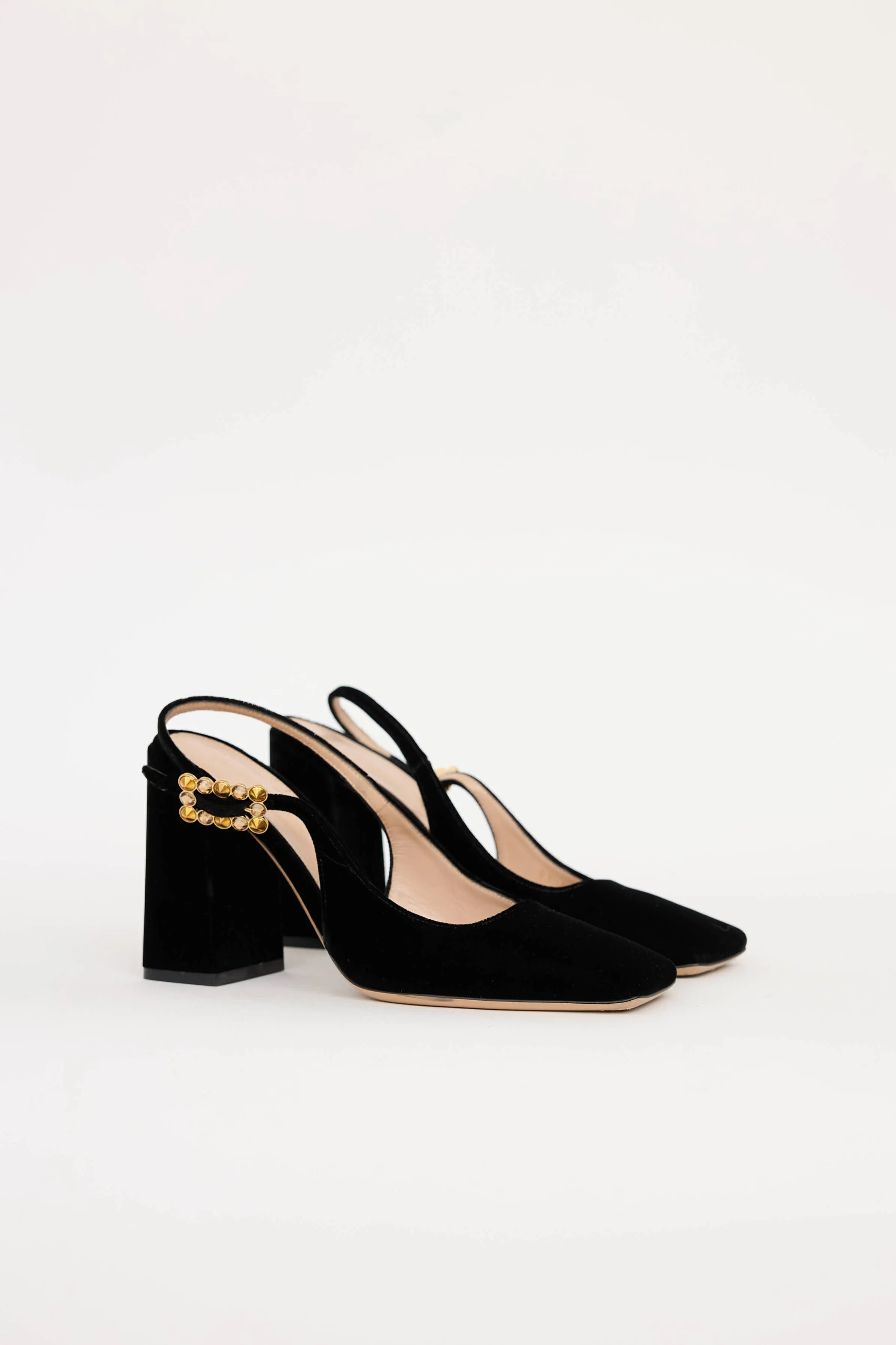 Velvet Wondy Slingback Heel sold by VSP Consignment product image thumbnail 3