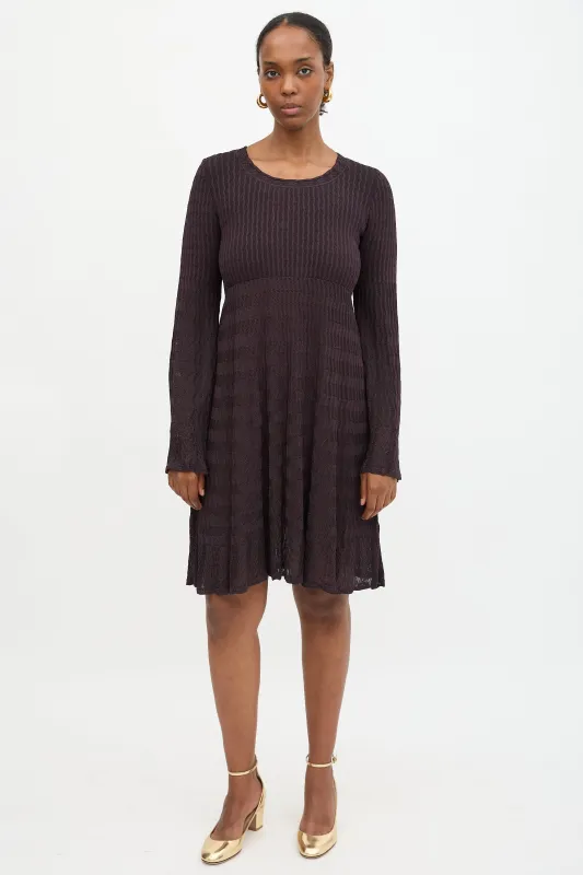 Knit Flared Dress sold by VSP Consignment