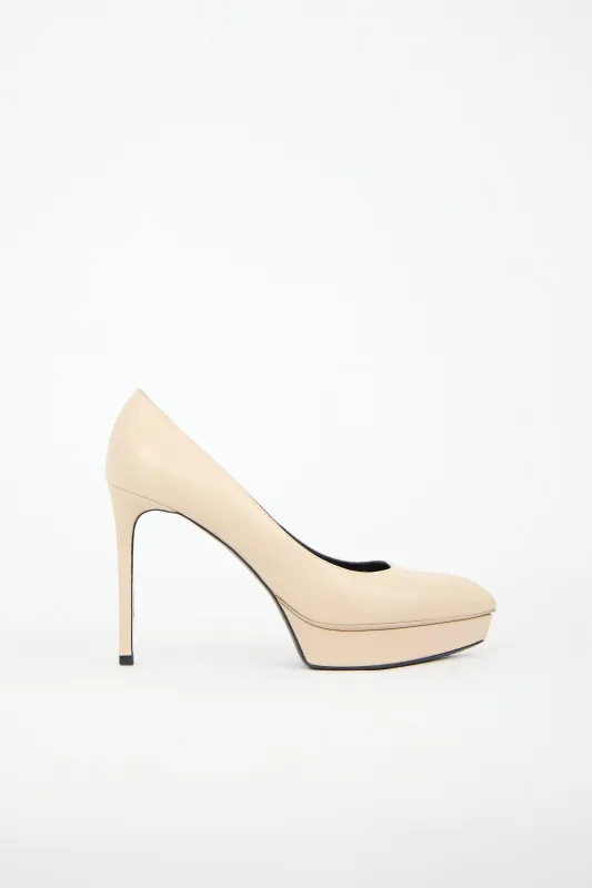 Leather Janis Heel sold by VSP Consignment