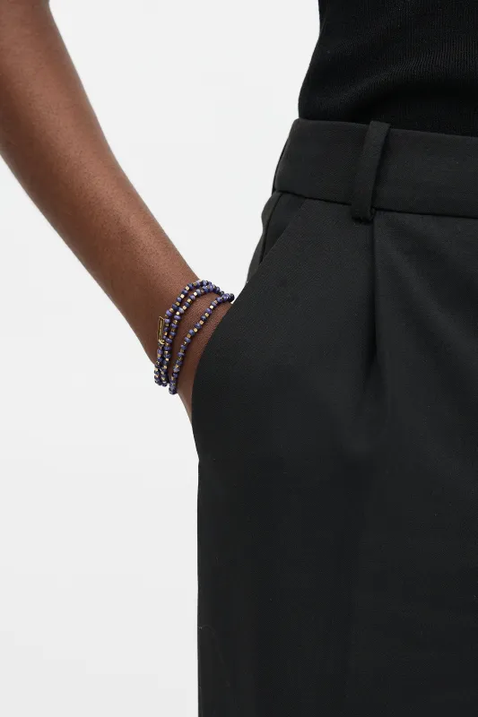 Three Strand Beaded Bracelet sold by VSP Consignment