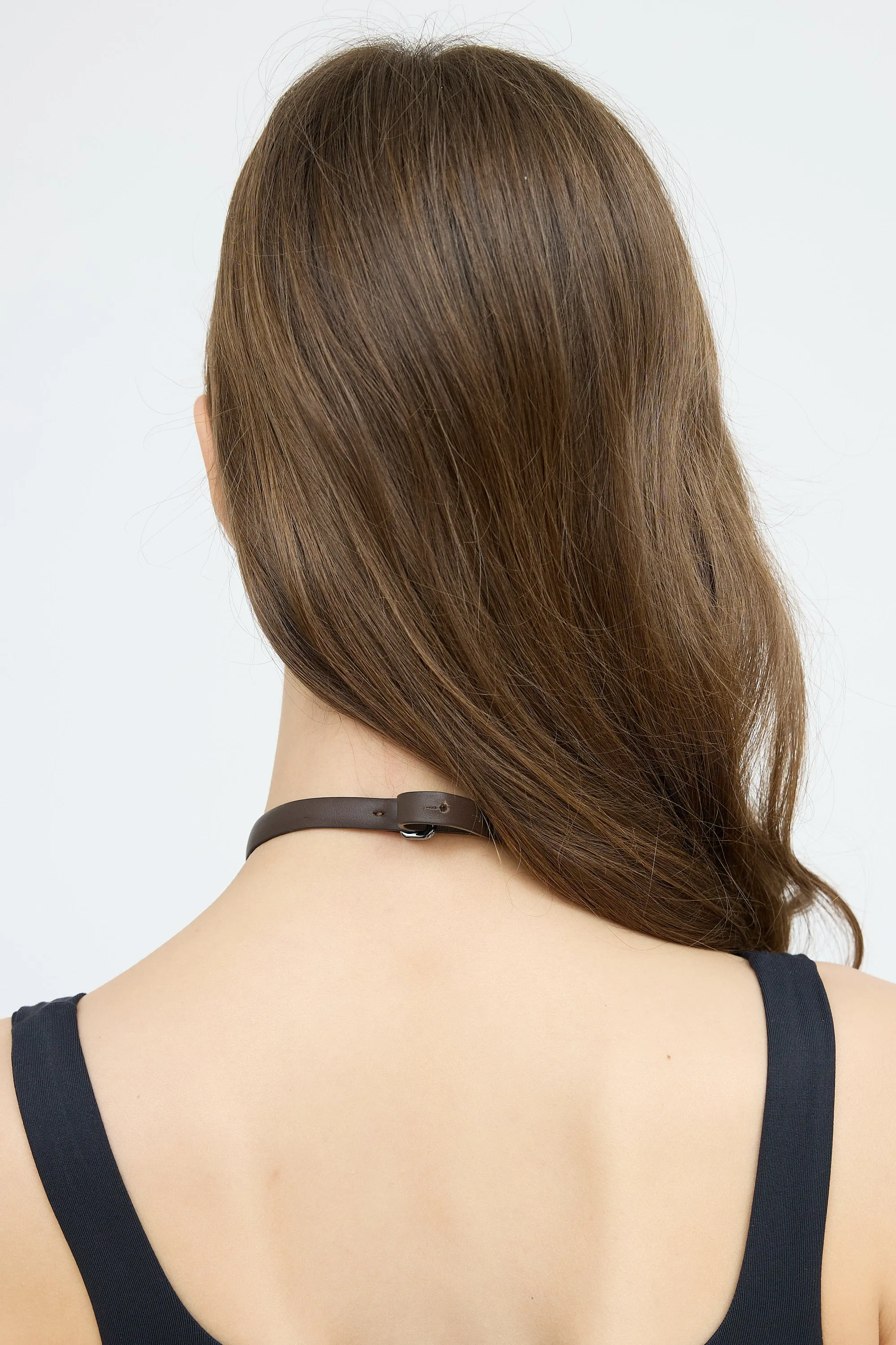 Leather Fringe Monili Necklace sold by VSP Consignment product image thumbnail 3