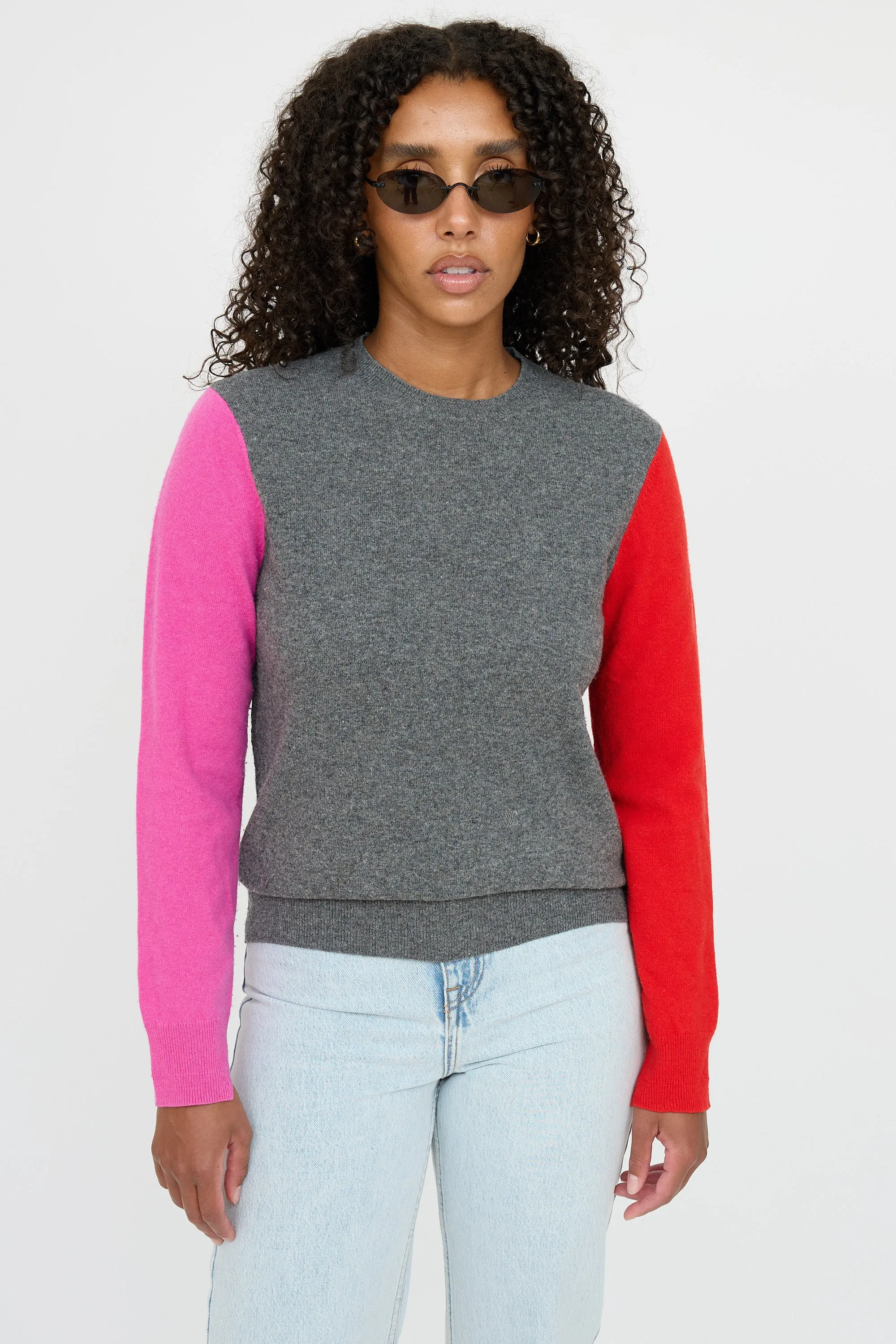 Knit Colorblock Sweater sold by VSP Consignment